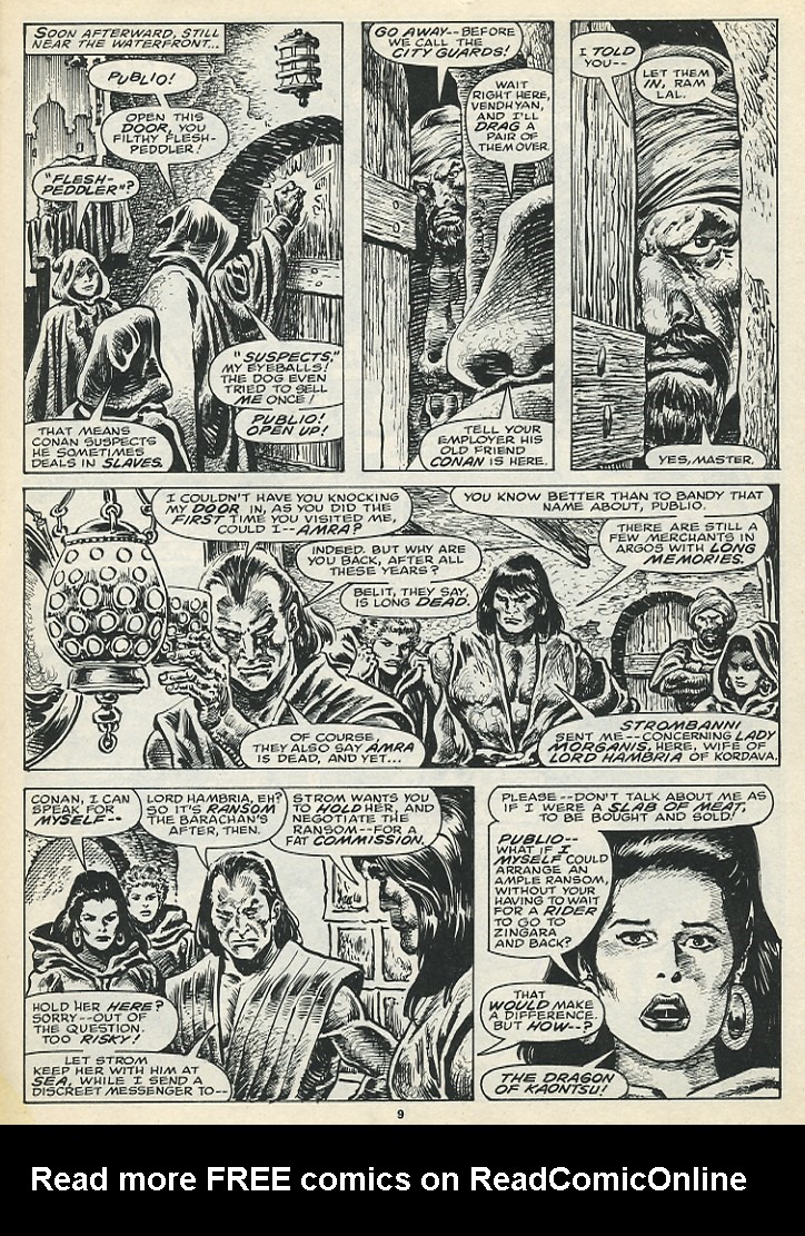 The Savage Sword Of Conan issue 197 - Page 11