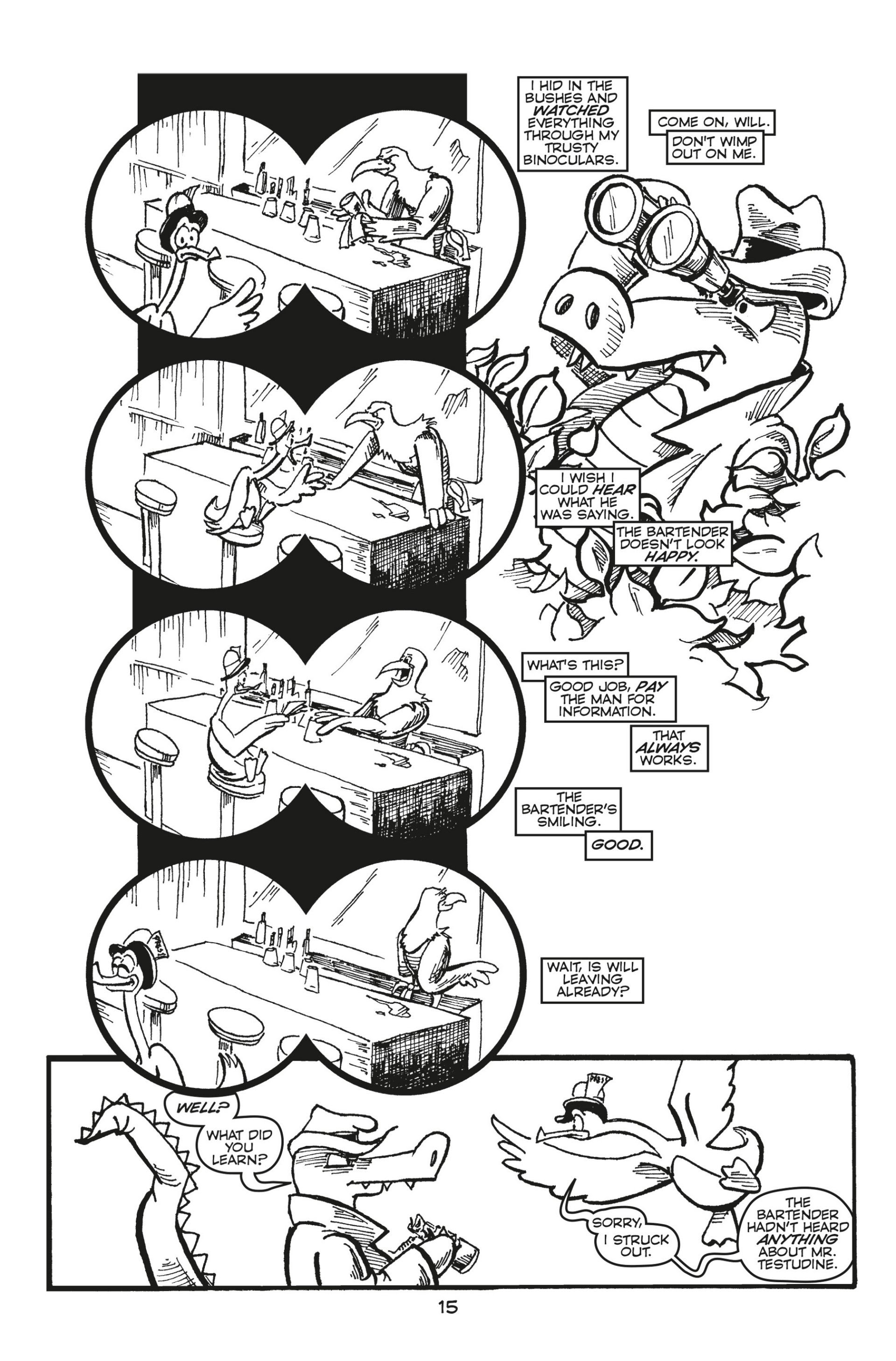 Read online Charlie Croc: Private Eye comic -  Issue #1 - 17
