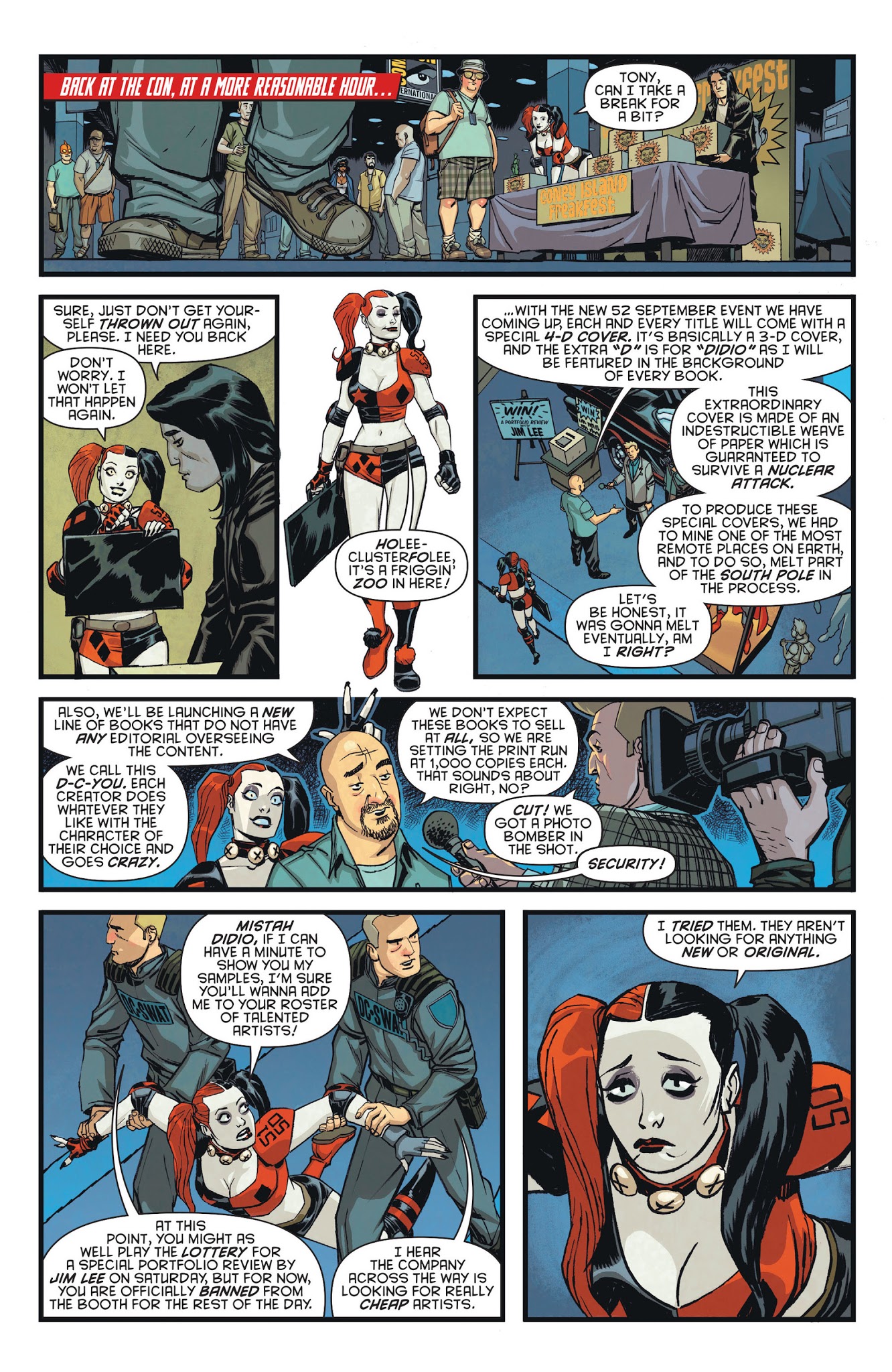Read online Harley Quinn Invades Comic-Con International: San Diego comic -  Issue # Full - 29