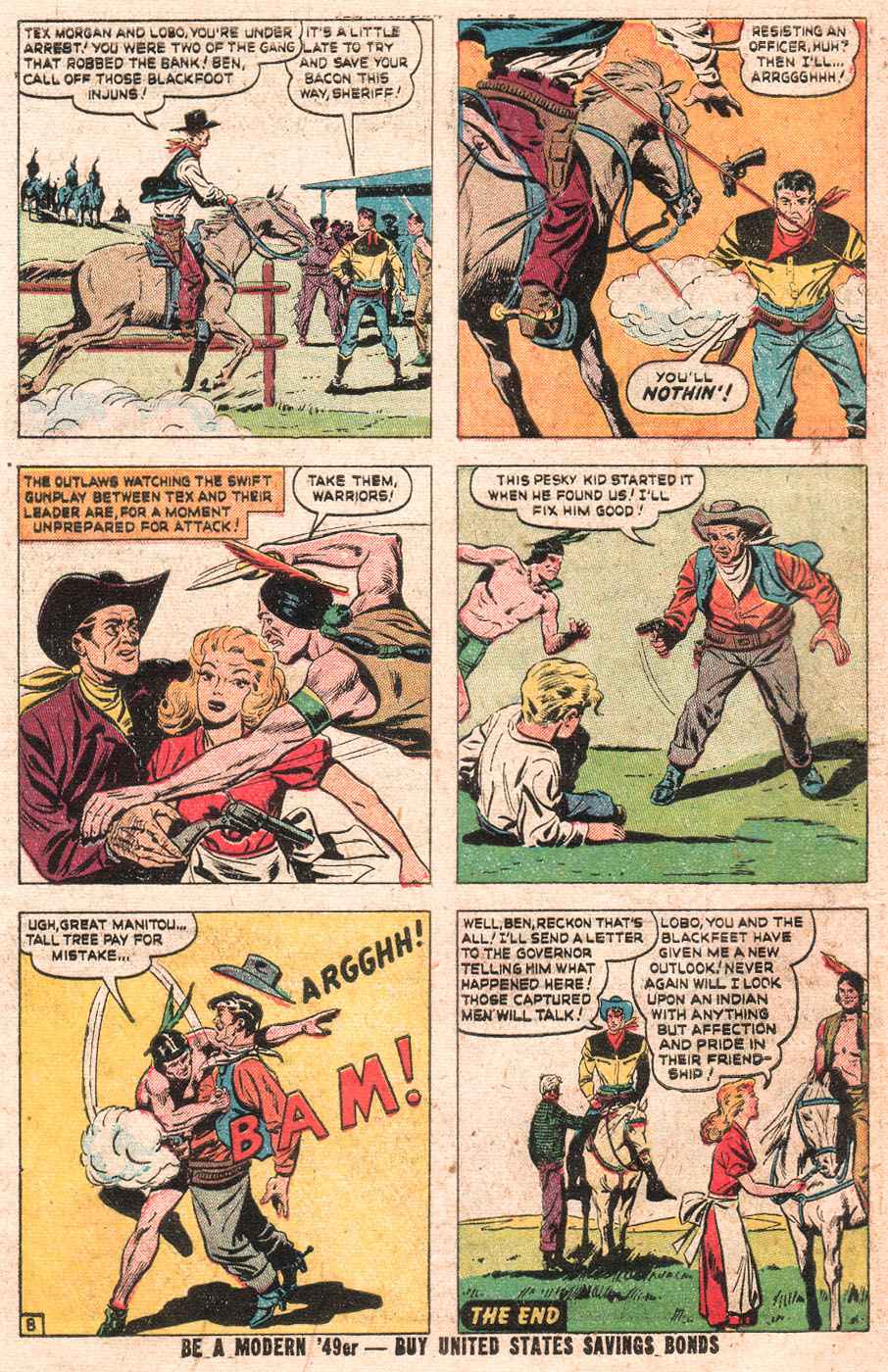 Read online Tex Morgan comic -  Issue #7 - 10