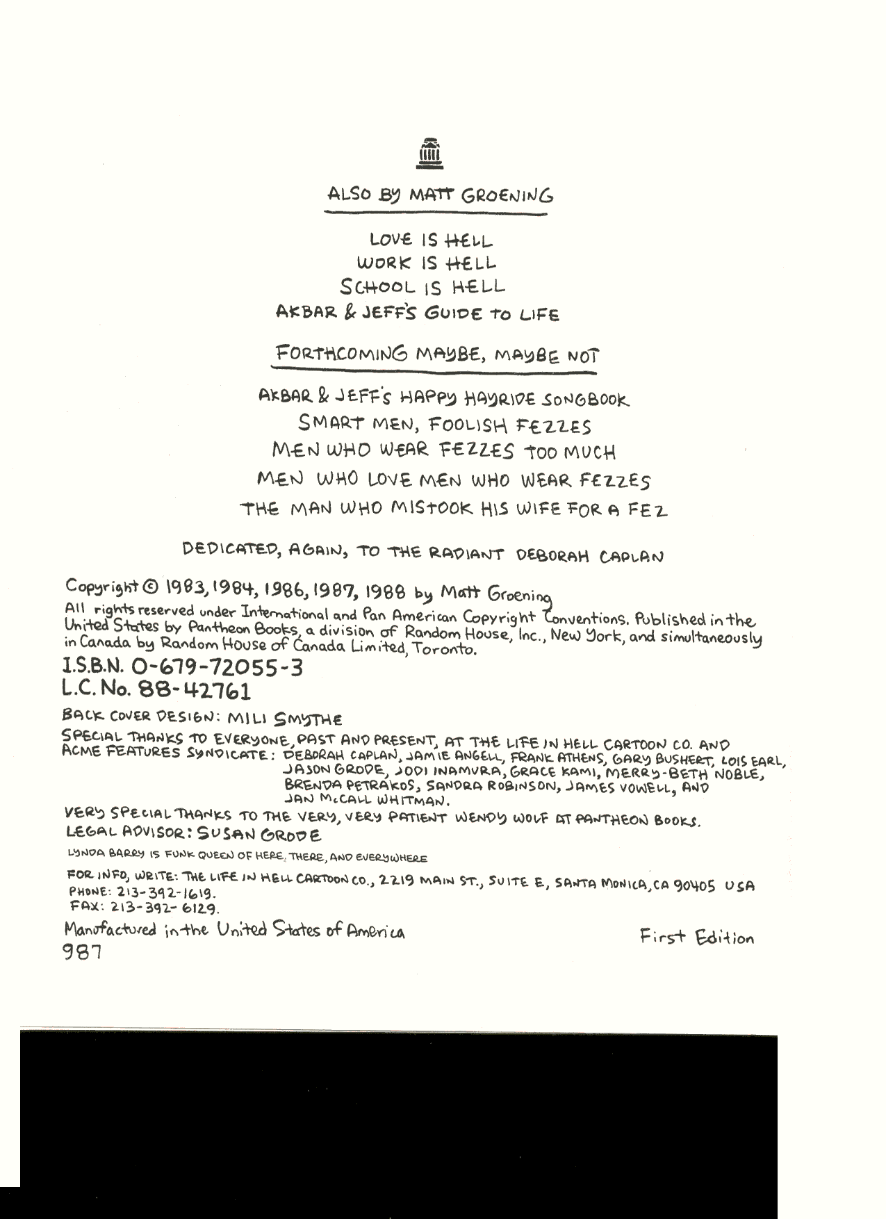 Read online Life In Hell comic -  Issue # TPB Childhood Is Hell - 4