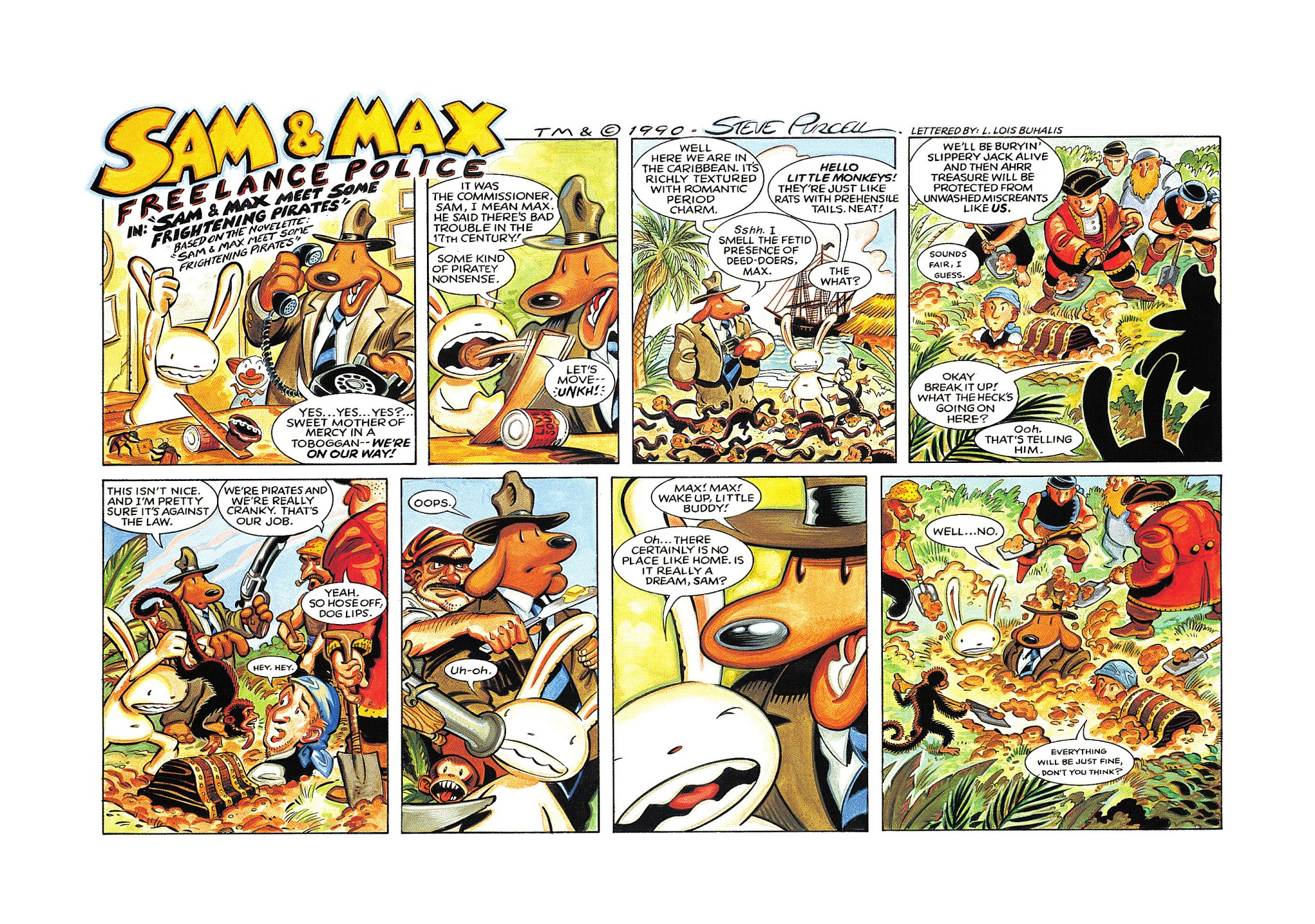 Read online Sam & Max Surfin' The Highway comic -  Issue # TPB - 156