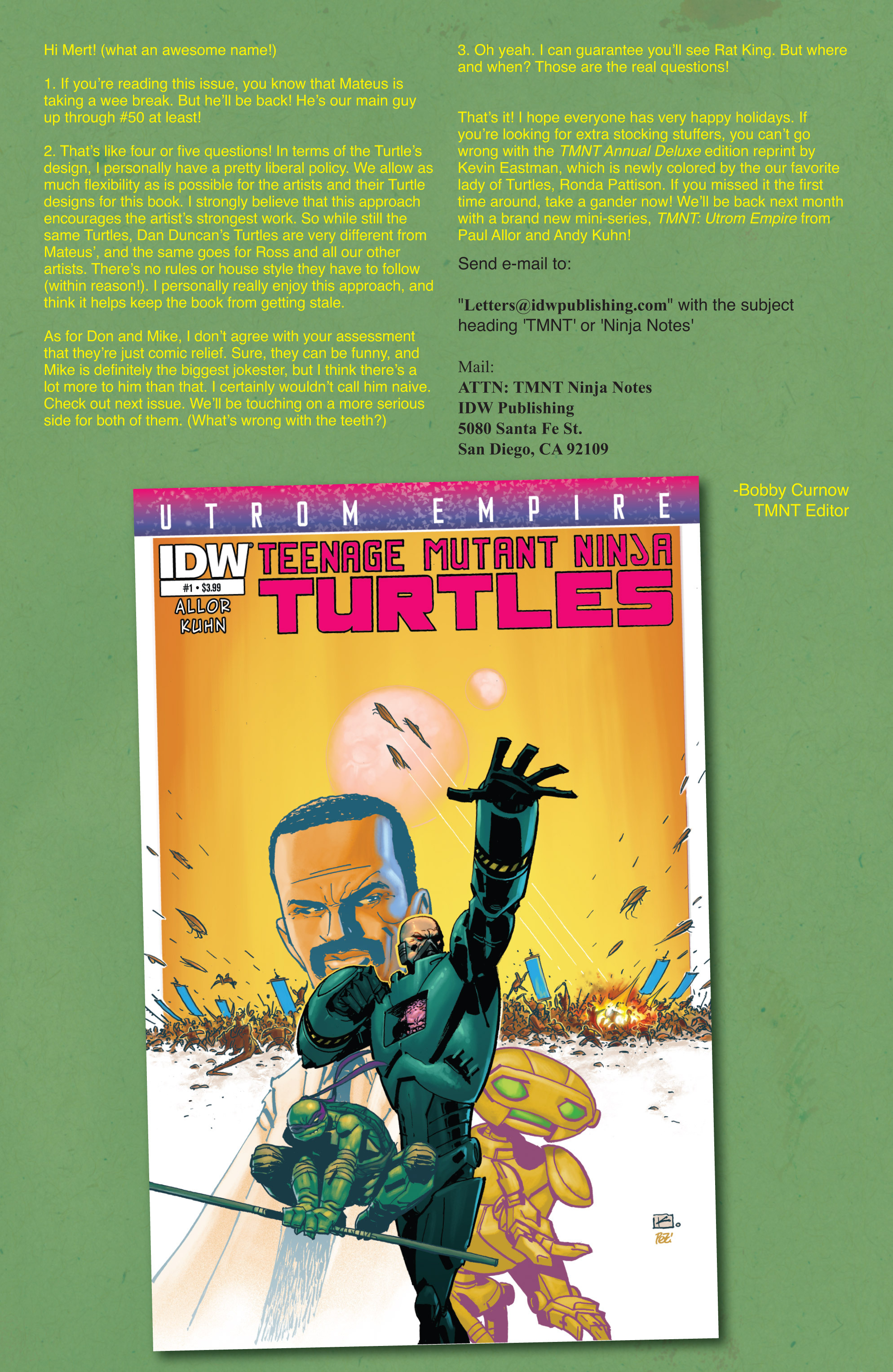 Read online Teenage Mutant Ninja Turtles (2011) comic -  Issue #29 - 30