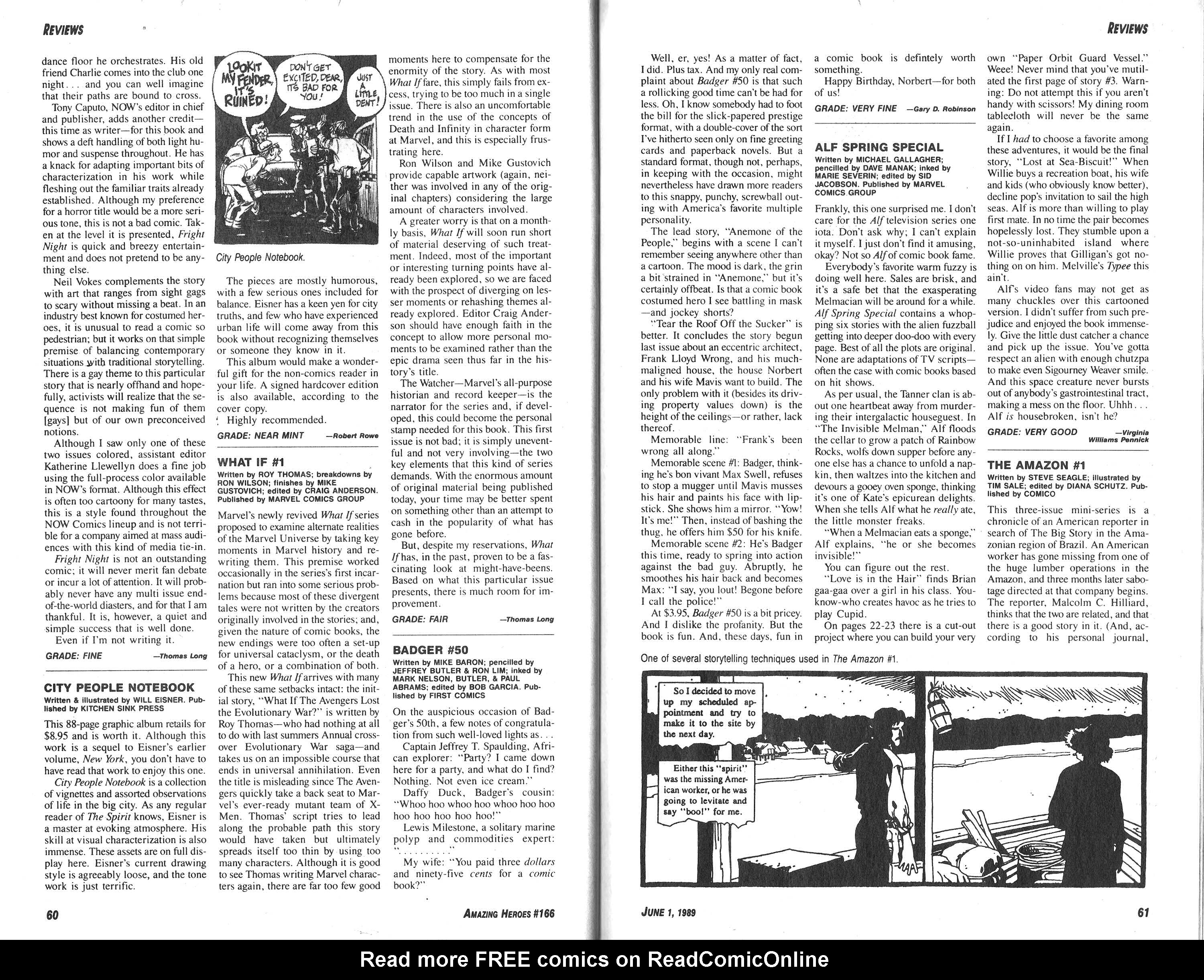 Read online Amazing Heroes comic -  Issue #166 - 31