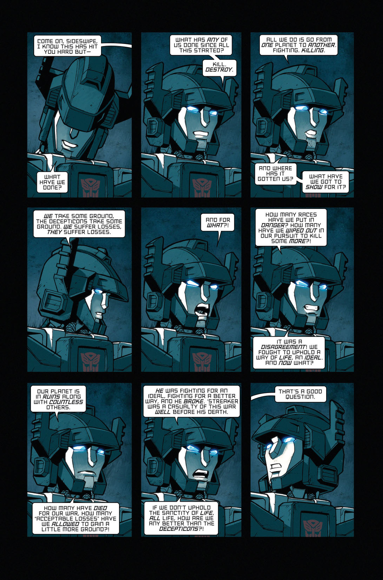 Read online The Transformers: All Hail Megatron comic -  Issue #9 - 23