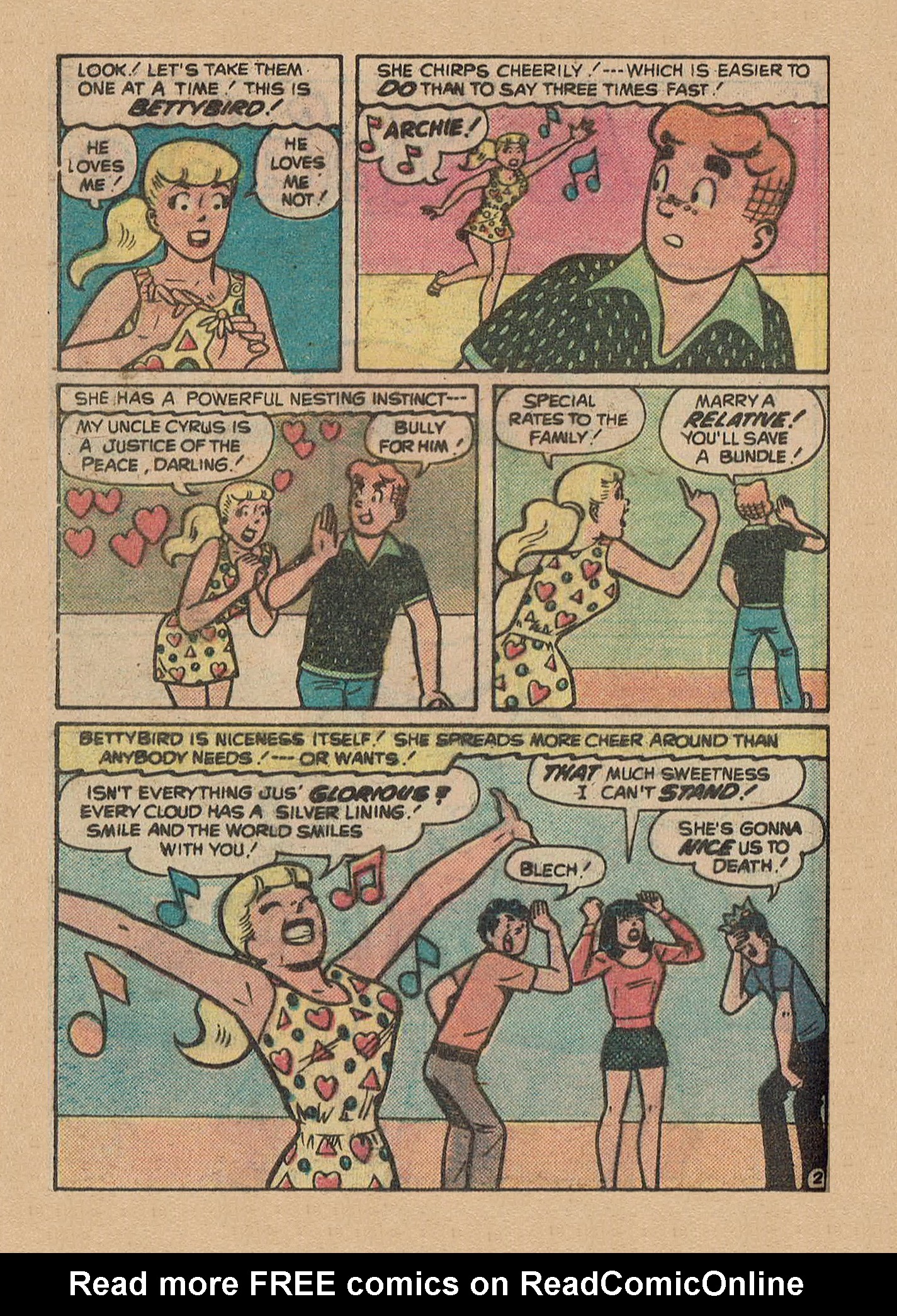 Read online Archie Digest Magazine comic -  Issue #38 - 116