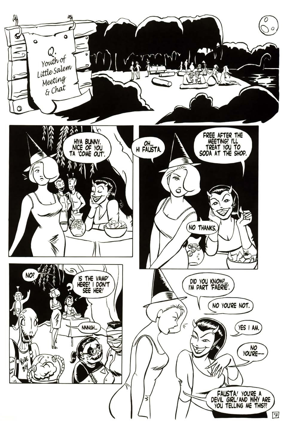 Read online Charm School: Magical Witch Girl Bunny comic -  Issue #1 - 9