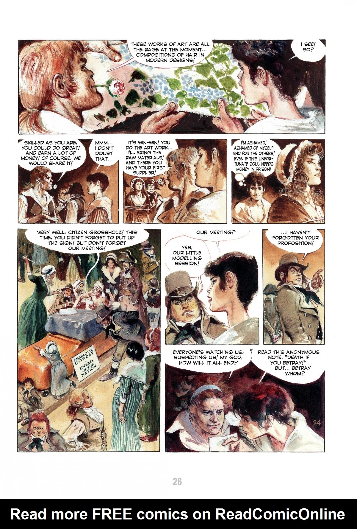 Read online The Fascinating Madame Tussaud comic -  Issue # TPB - 28