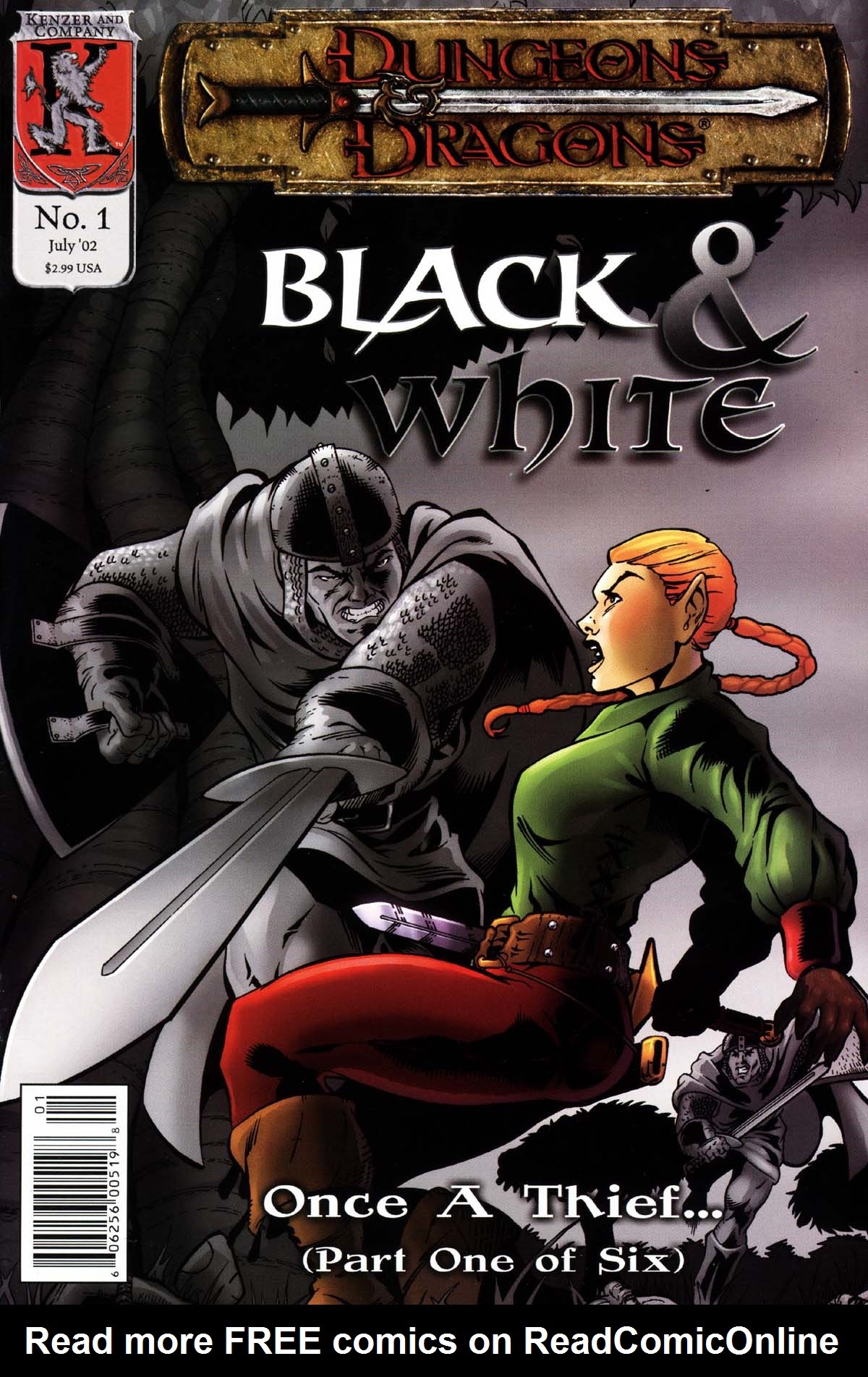 Read online Dungeons & Dragons: Black & White comic -  Issue #1 - 1