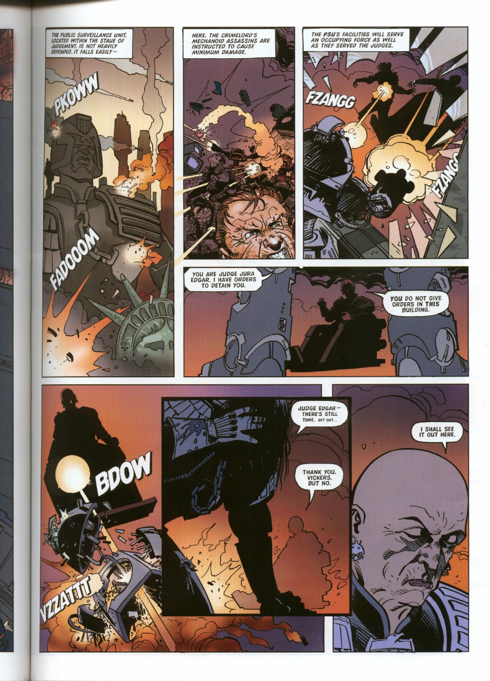 Read online Judge Dredd [Collections - Hamlyn | Mandarin] comic -  Issue # TPB Doomsday For Mega-City One - 69