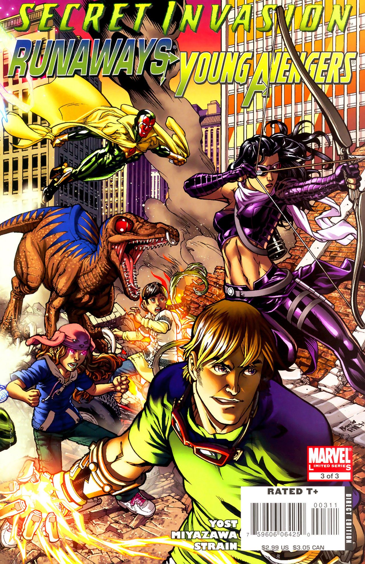 Read online Secret Invasion: Runaways/Young Avengers comic -  Issue #3 - 1