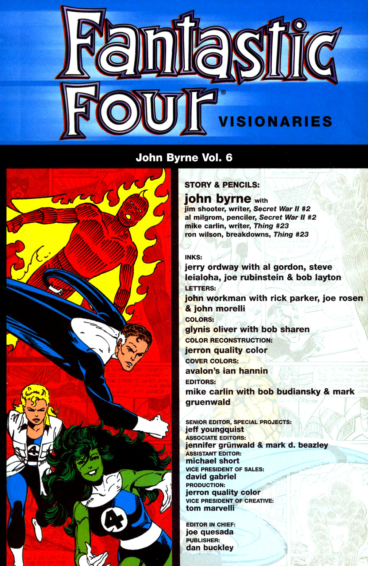 Read online Fantastic Four Visionaries: John Byrne comic -  Issue # TPB 6 - 2