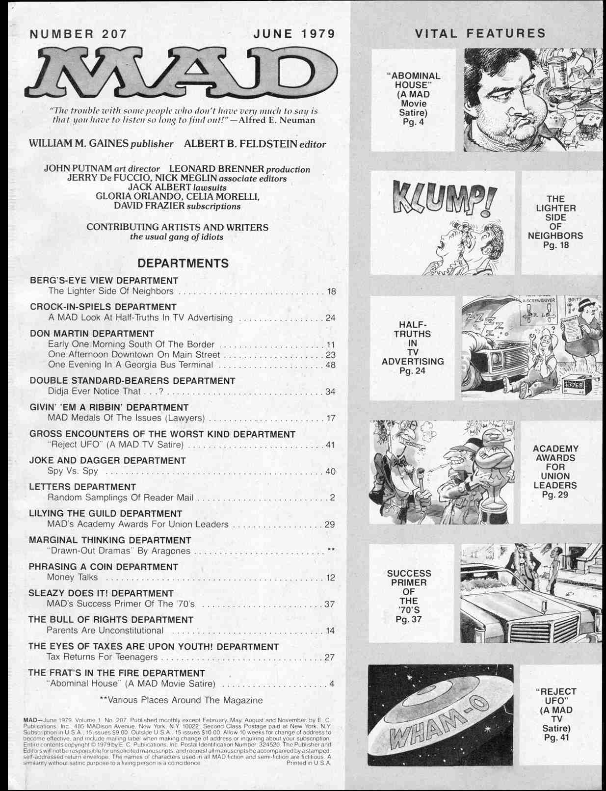 Read online MAD comic -  Issue #207 - 3