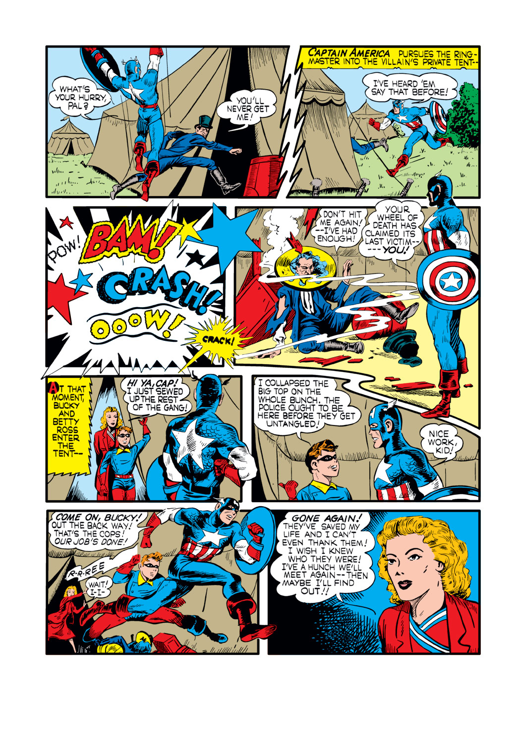 Read online Captain America Comics comic -  Issue #5 - 14