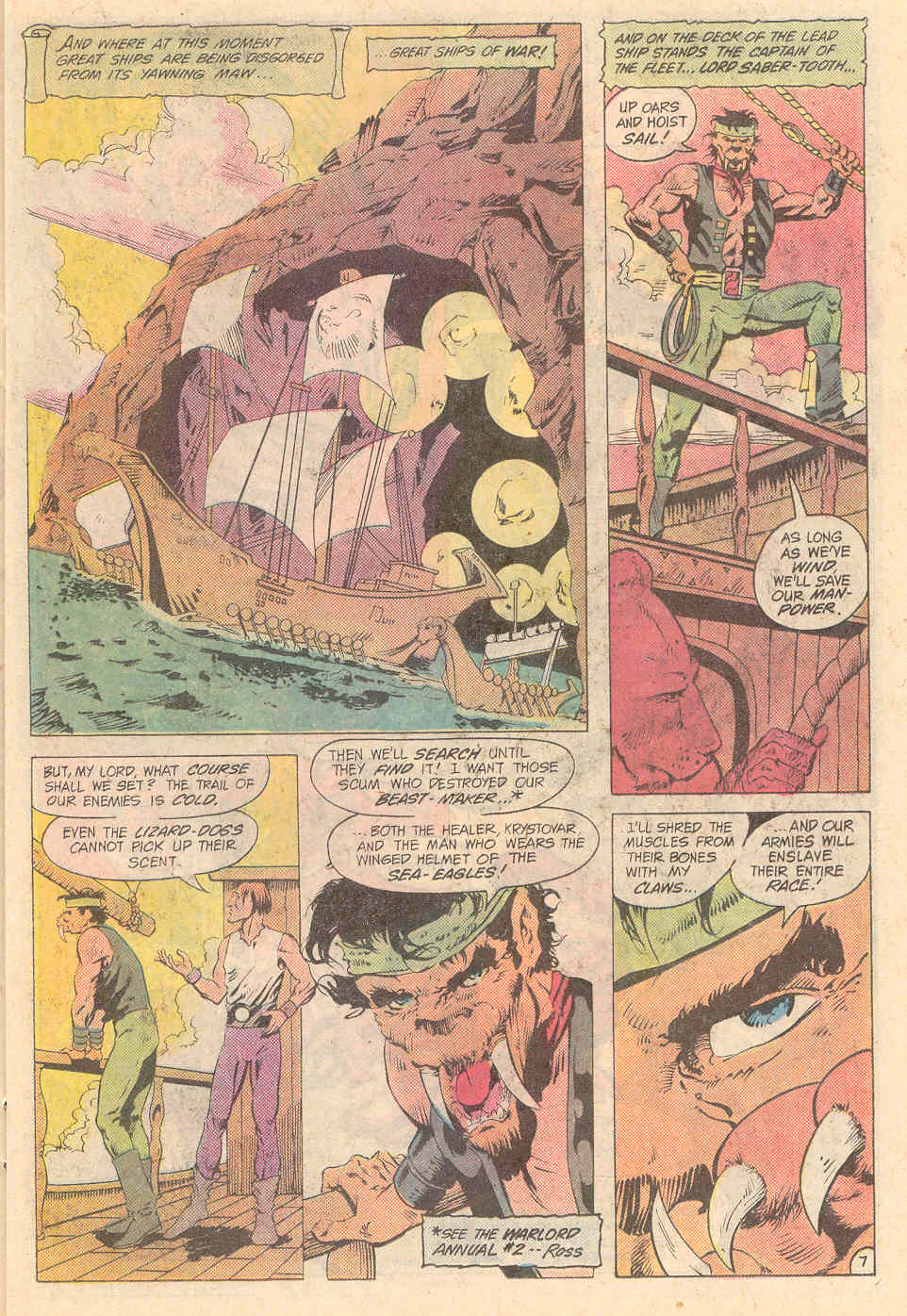 Read online Warlord (1976) comic -  Issue #75 - 7