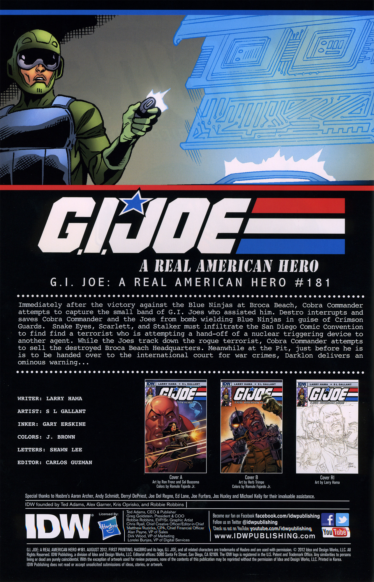 Read online G.I. Joe: A Real American Hero comic -  Issue #181 - 3