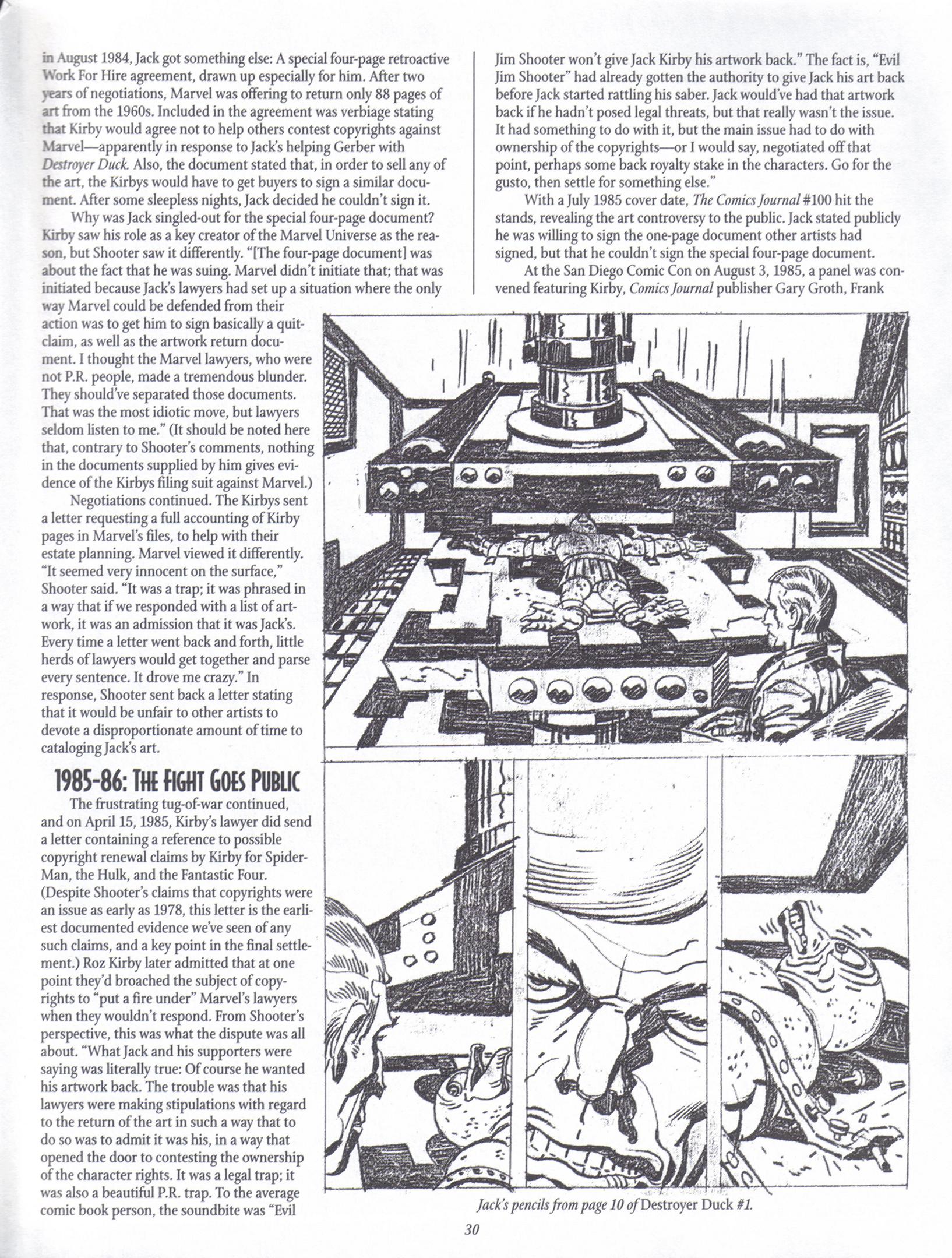 Read online The Jack Kirby Collector comic -  Issue #24 - 30