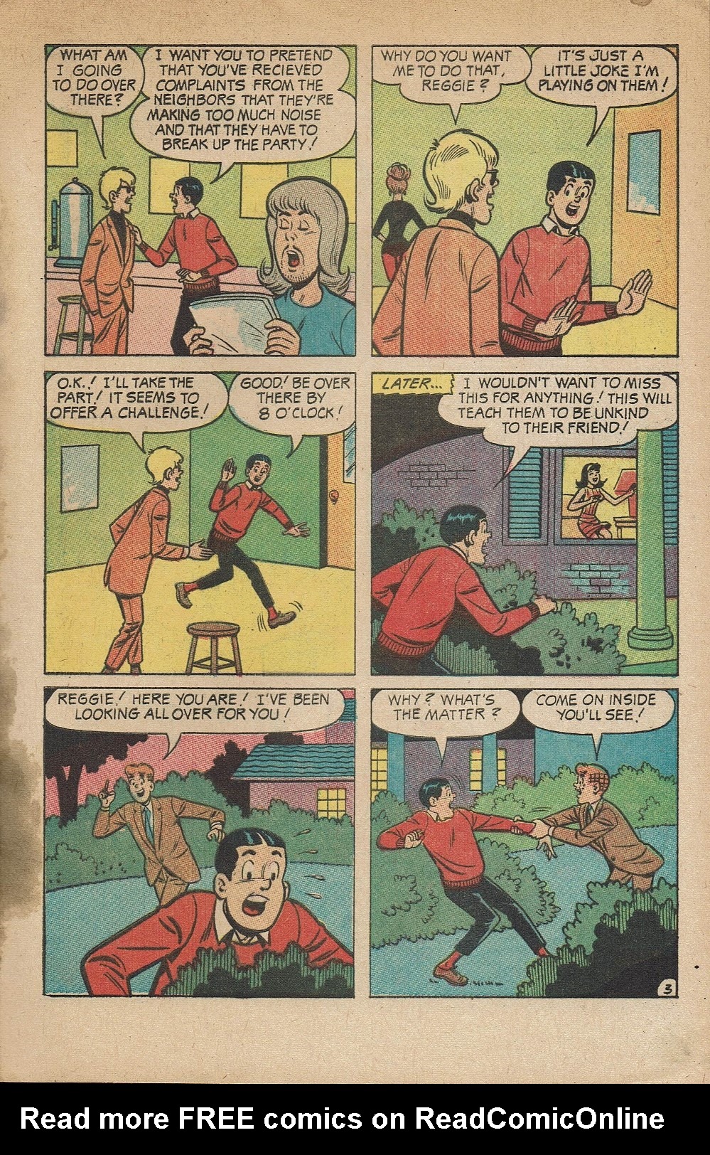 Read online Reggie and Me (1966) comic -  Issue #30 - 5