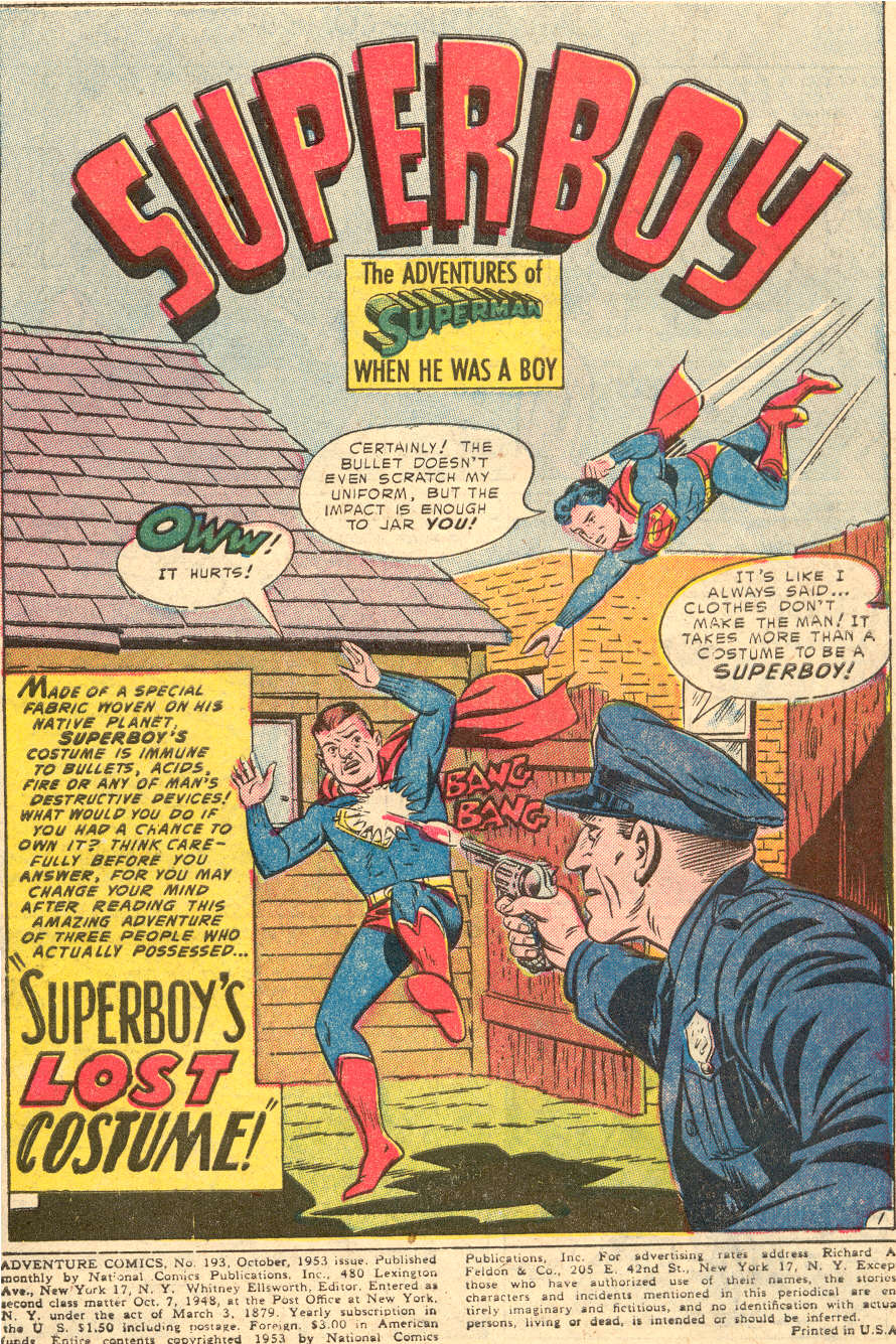 Adventure Comics (1938) issue 193 - Page 3