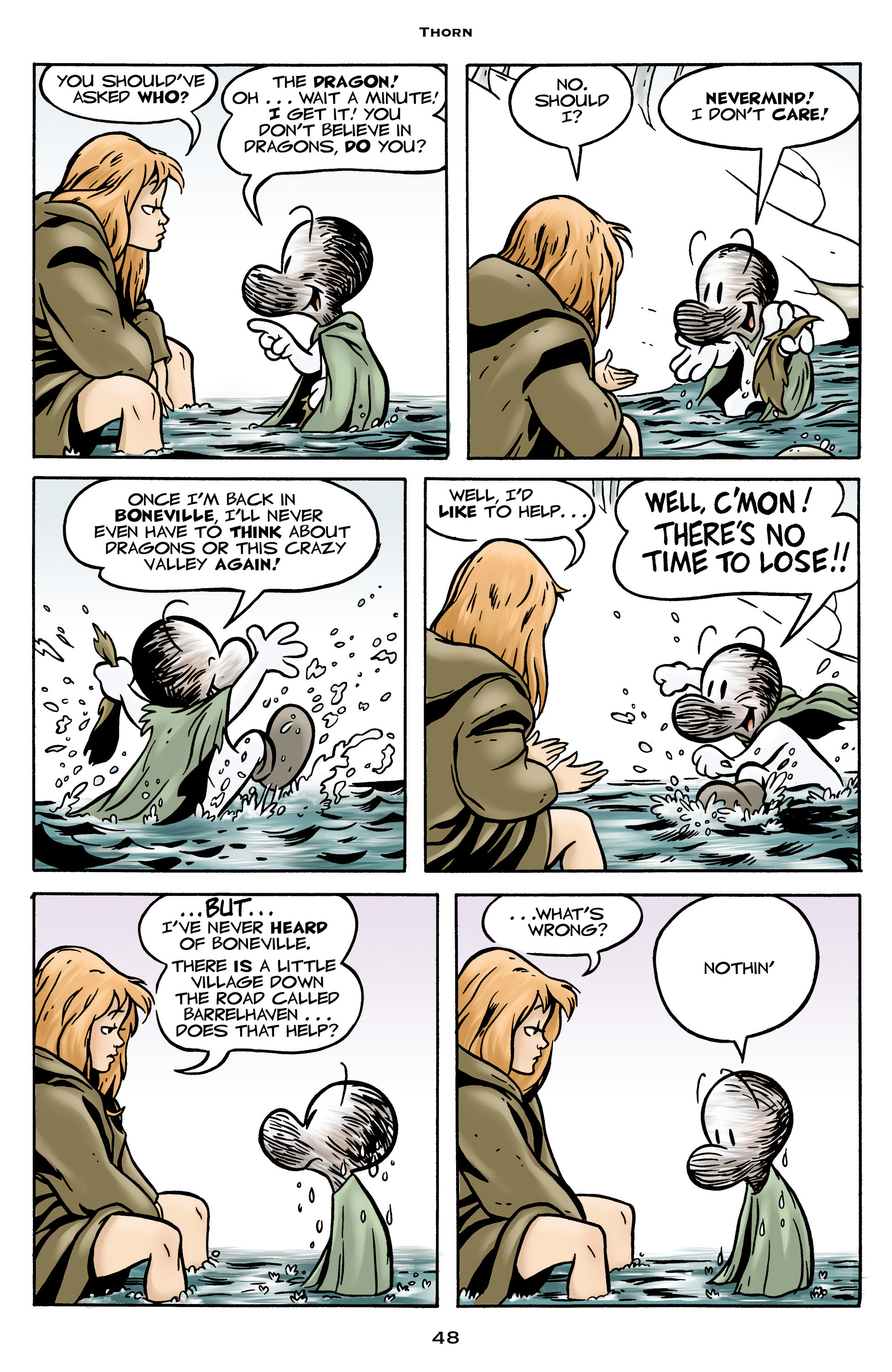 Read online Bone: Out From Boneville comic -  Issue # TPB - 48