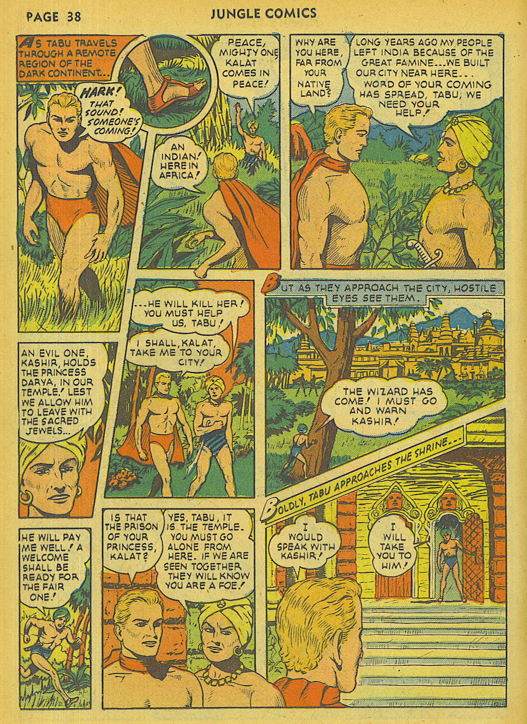 Read online Jungle Comics comic -  Issue #27 - 40