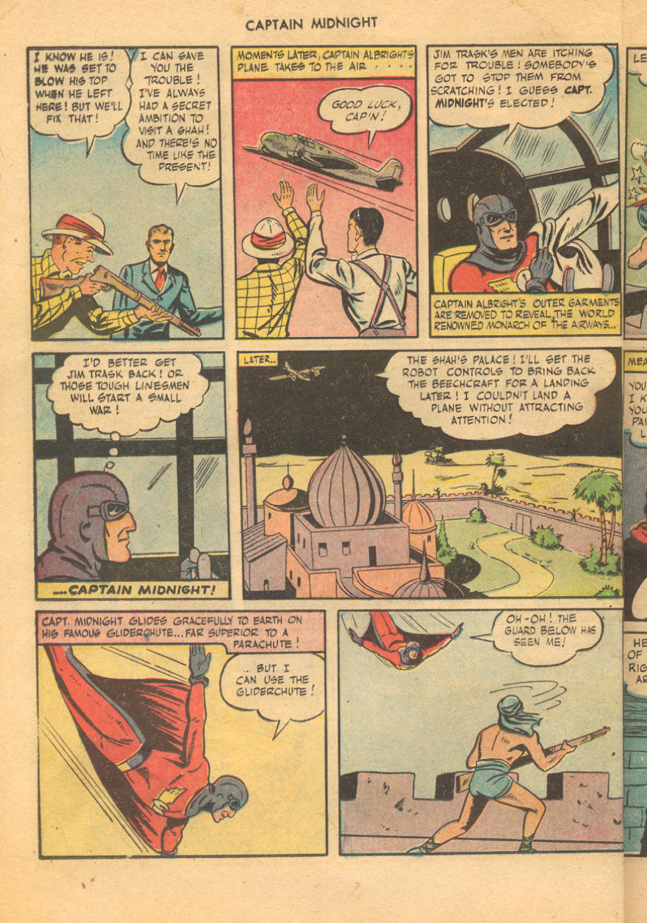 Read online Captain Midnight (1942) comic -  Issue #51 - 42