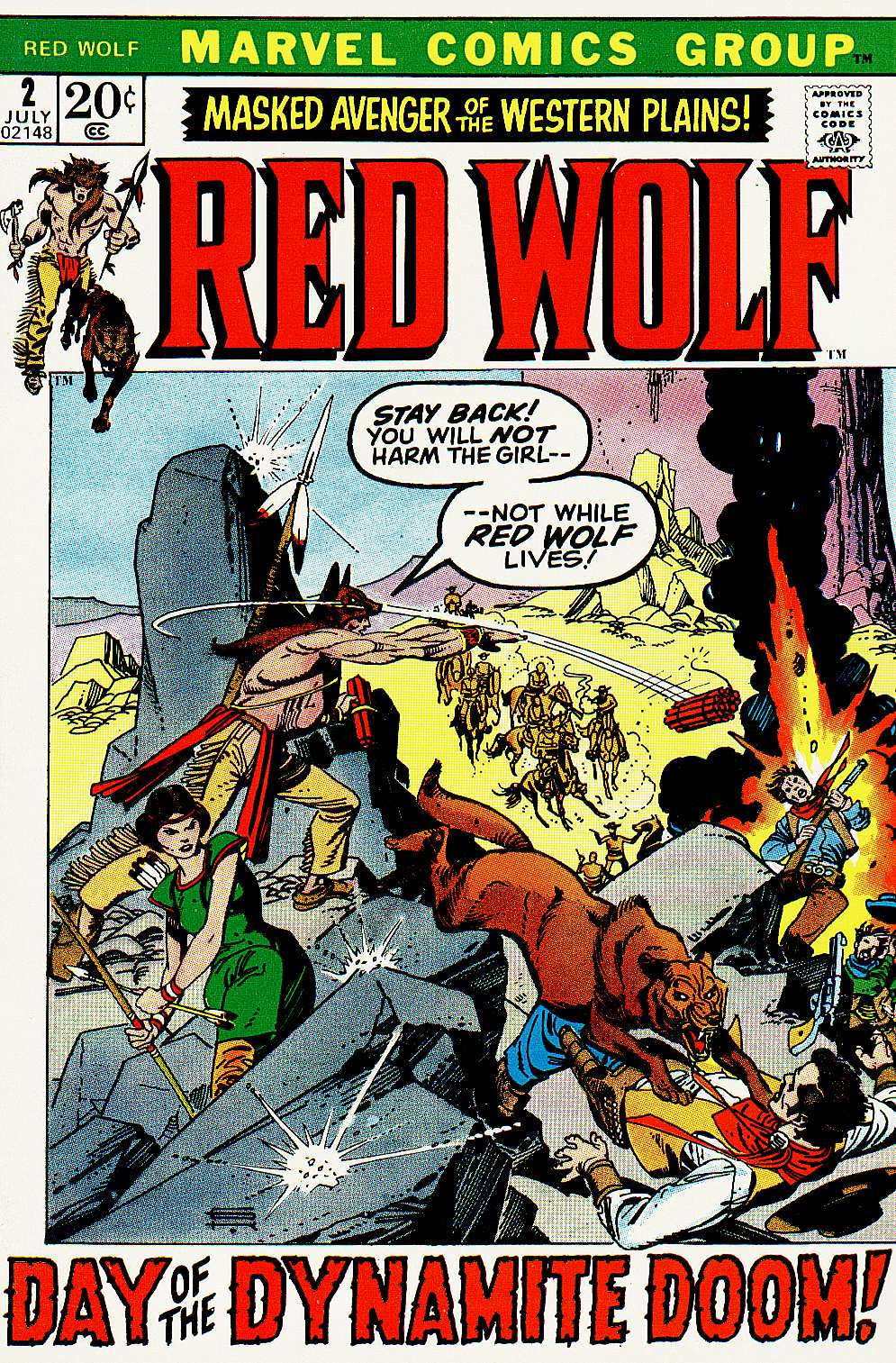 Read online Red Wolf (1972) comic -  Issue #2 - 1