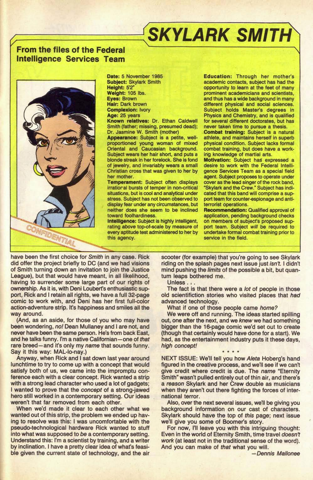 Read online Eternity Smith comic -  Issue #1 - 34