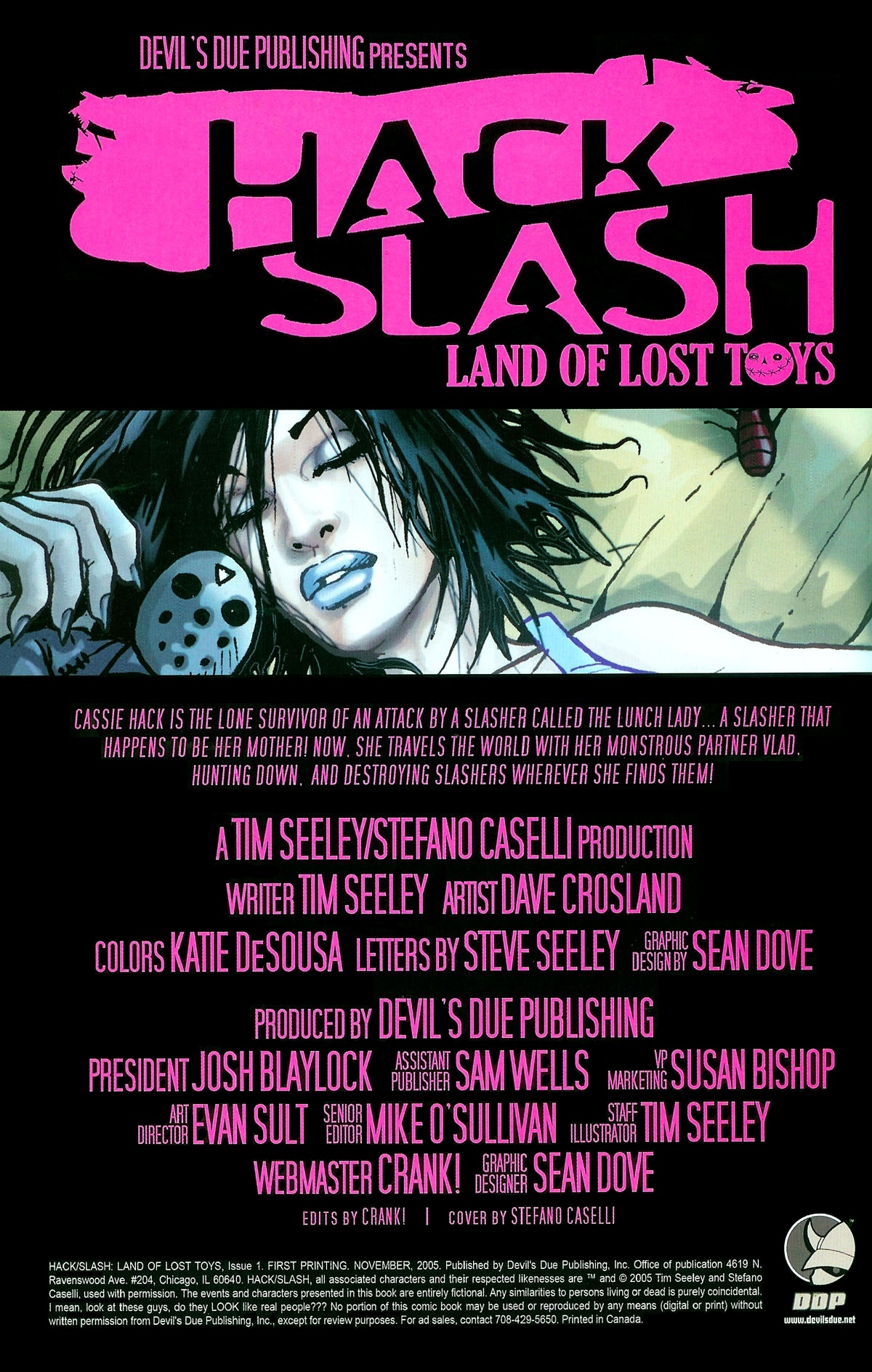 Read online Hack/Slash: Land of Lost Toys comic -  Issue #1 - 2