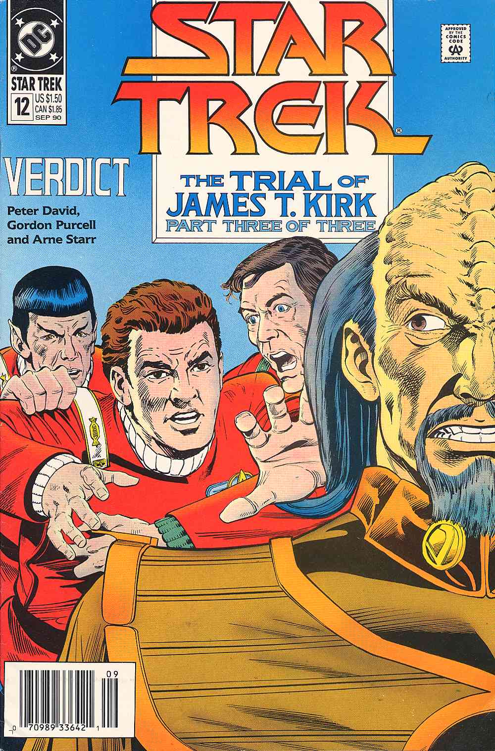 Read online Star Trek (1989) comic -  Issue #12 - 1