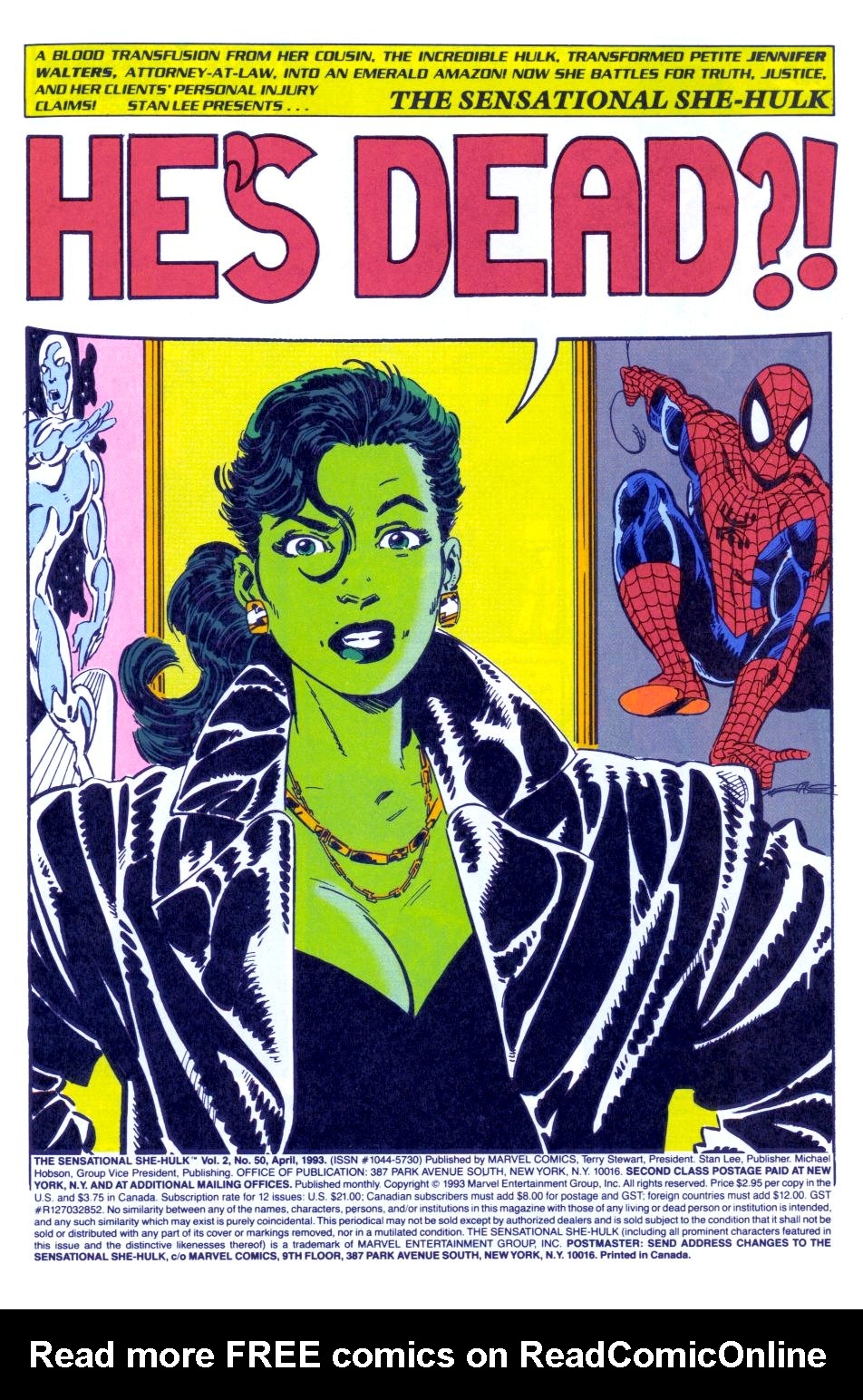 Read online The Sensational She-Hulk comic -  Issue #50 - 2