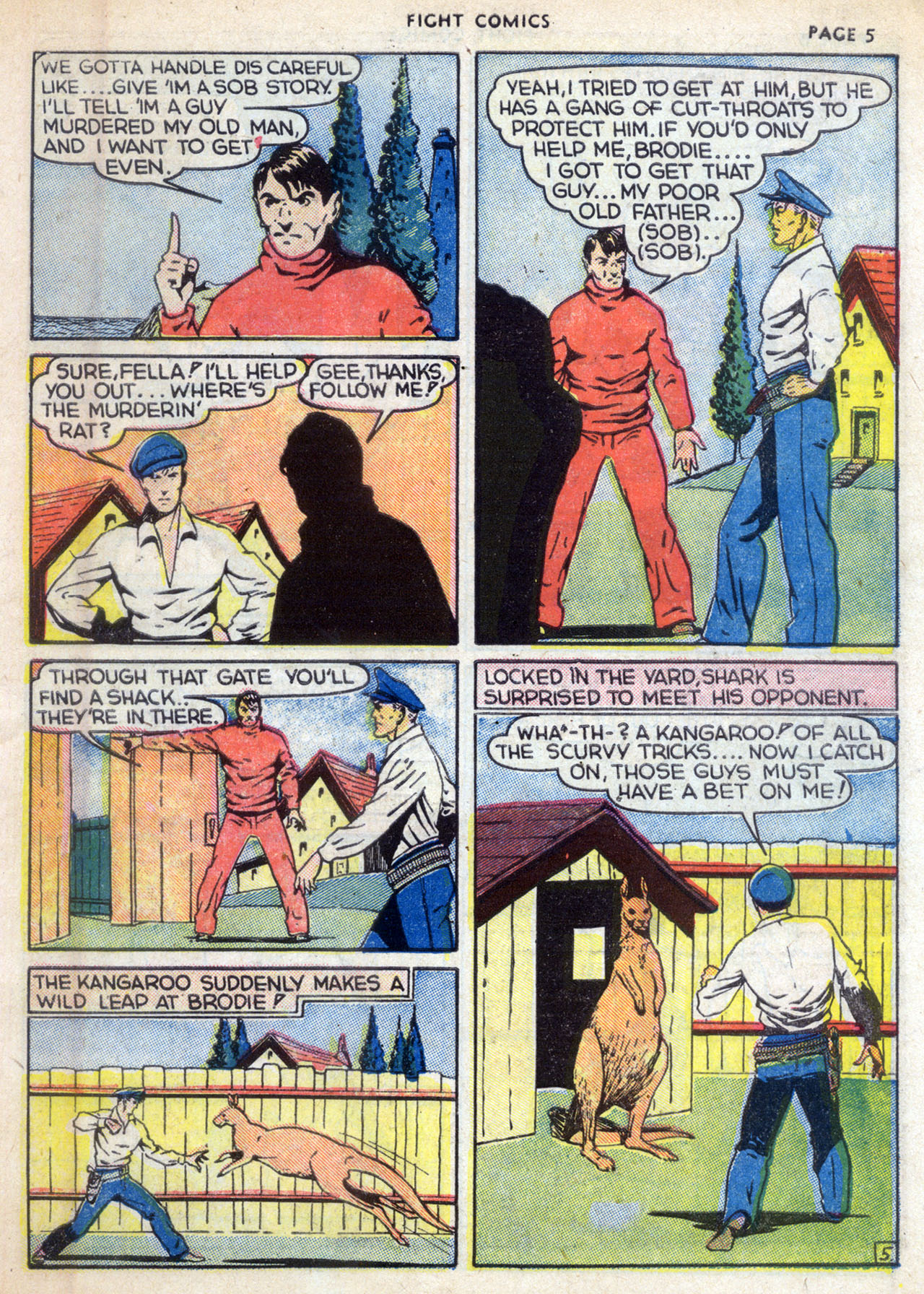 Read online Fight Comics comic -  Issue #4 - 7