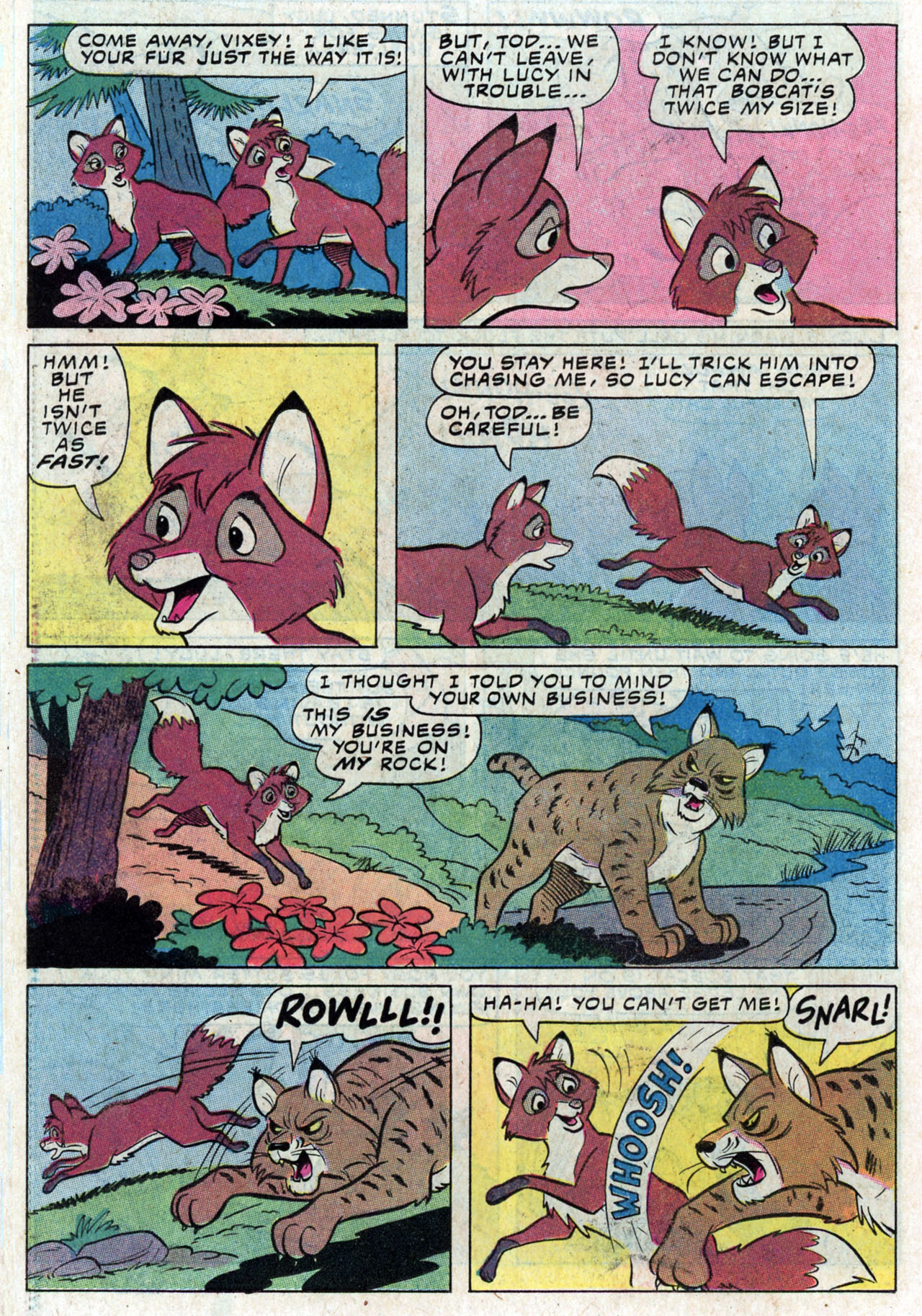 Read online Walt Disney Productions' The Fox and the Hound comic -  Issue #3 - 22