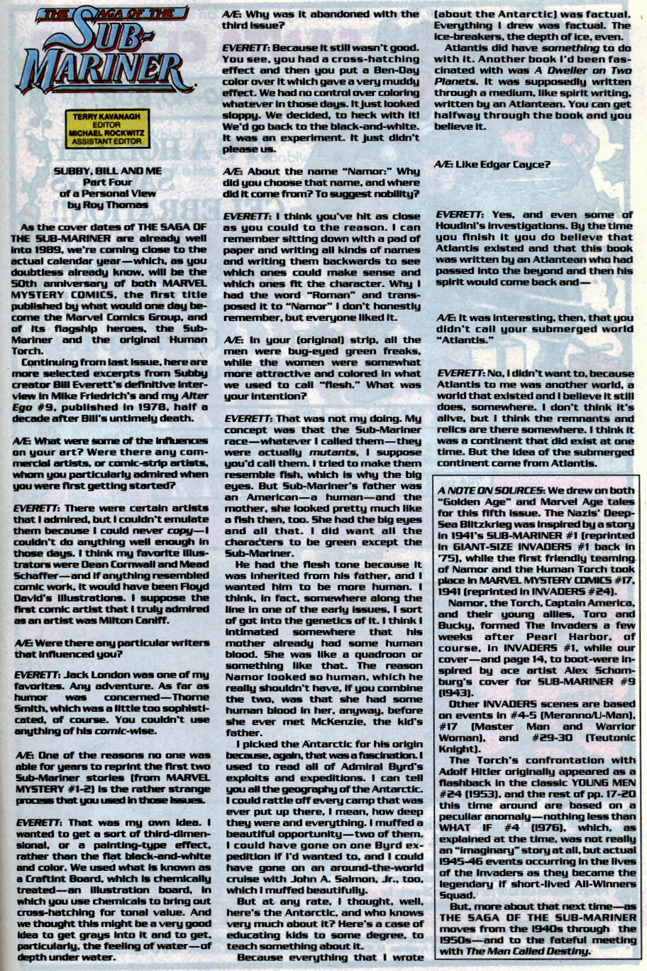 Read online Saga of the Sub-Mariner comic -  Issue #5 - 24