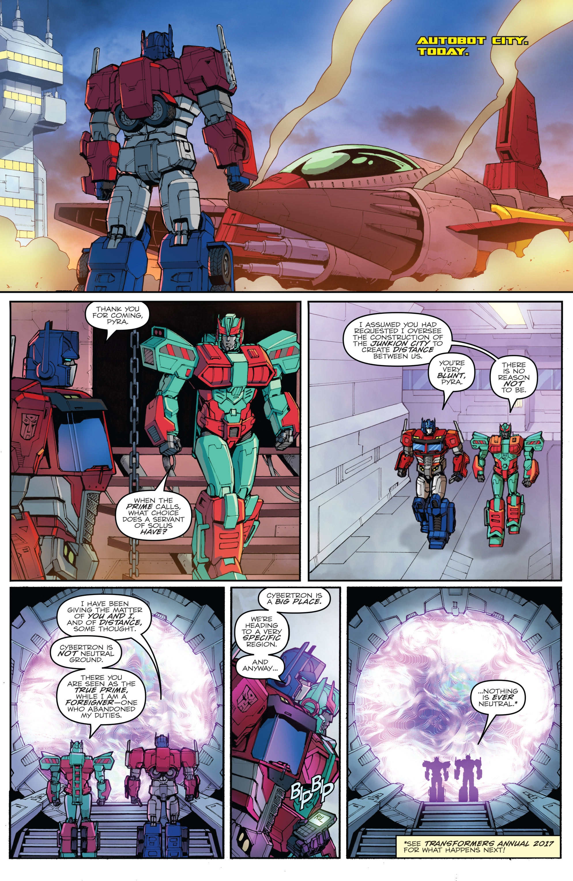 Read online Optimus Prime comic -  Issue #8 - 19