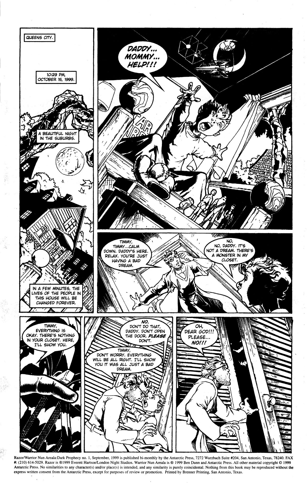 Read online Razor and Warrior Nun Areala: Dark Prophecy comic -  Issue #1 - 3