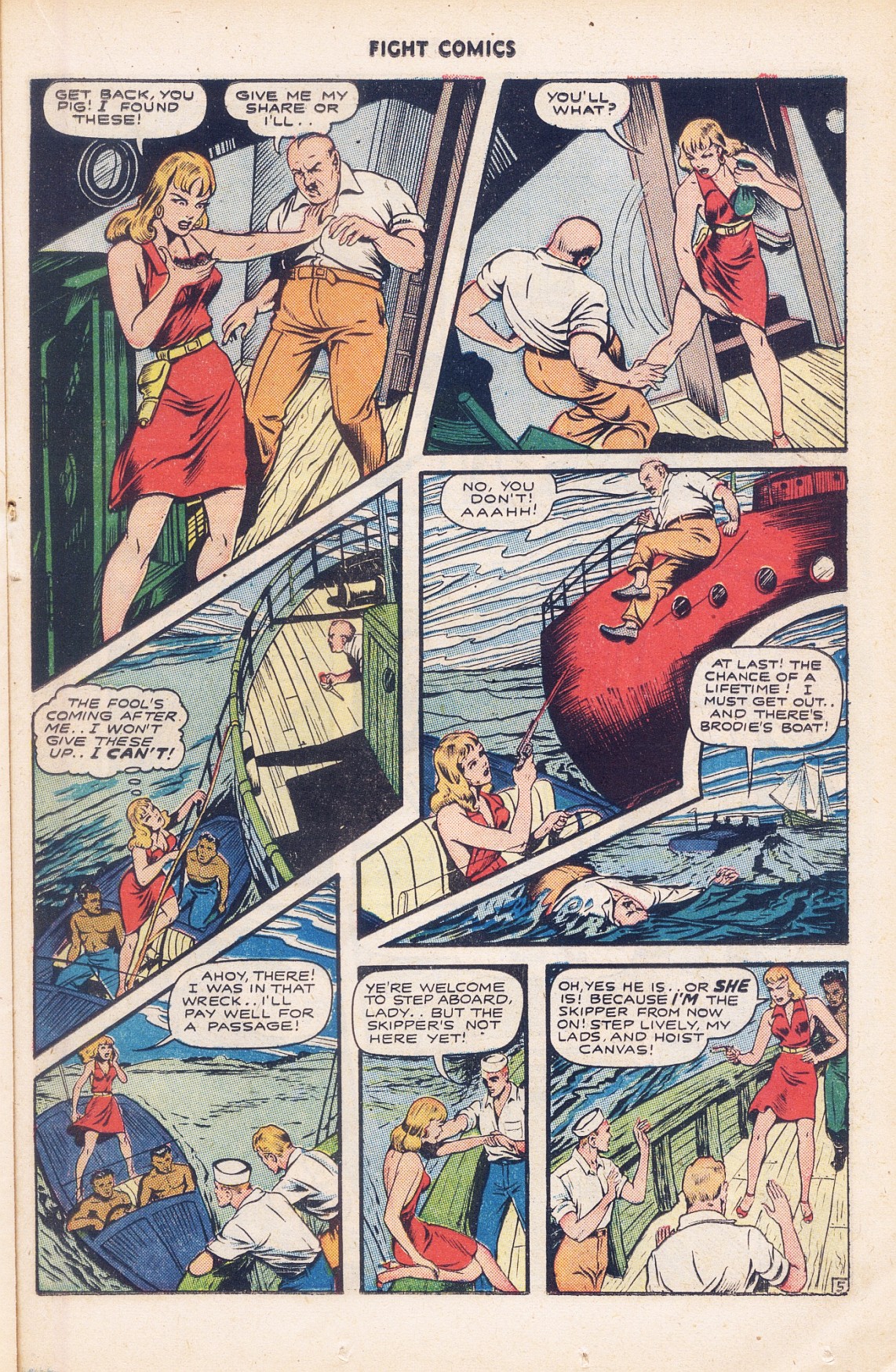 Read online Fight Comics comic -  Issue #37 - 31