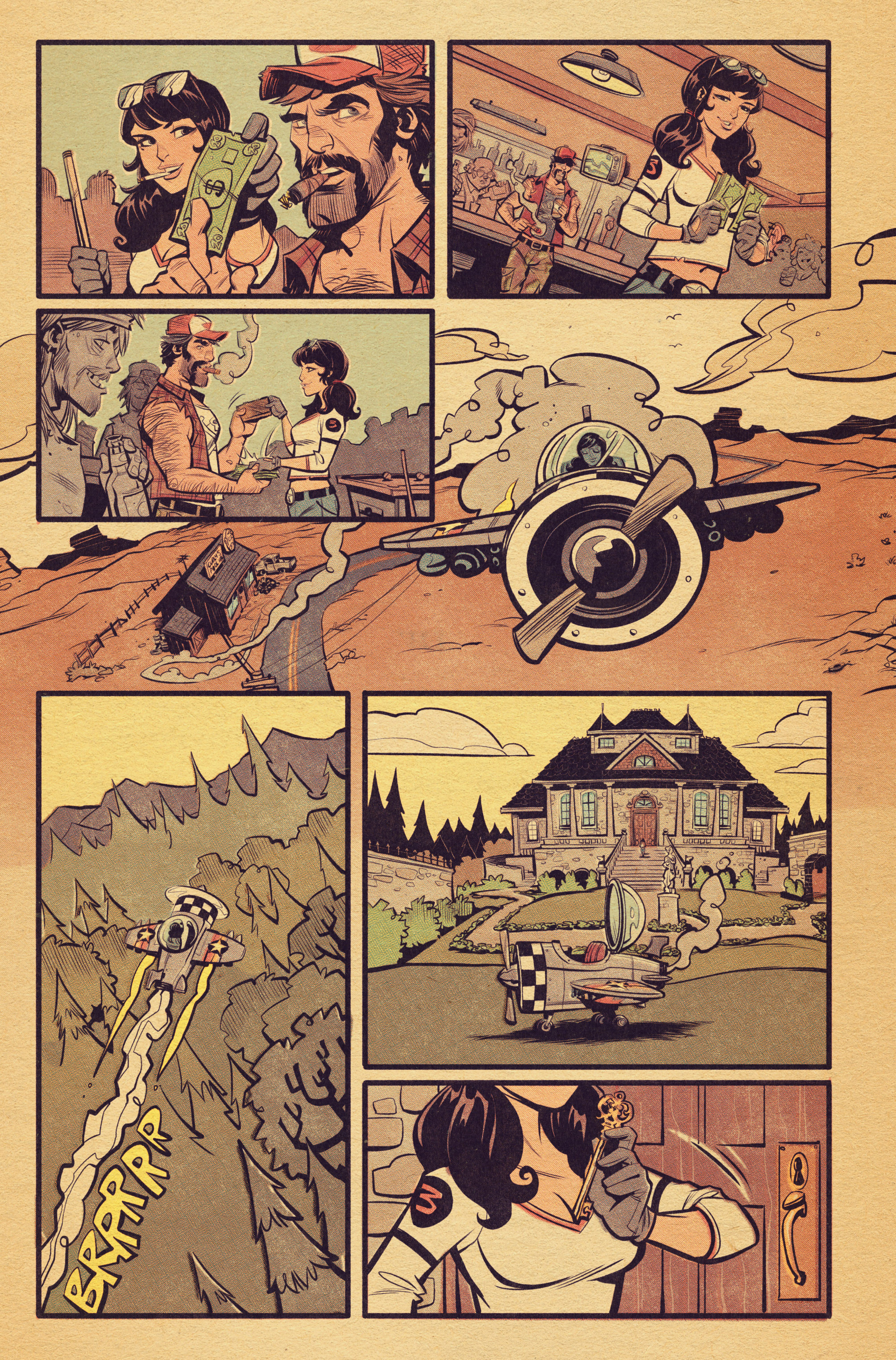 Read online Tank Girl: Gold comic -  Issue #3 - 6