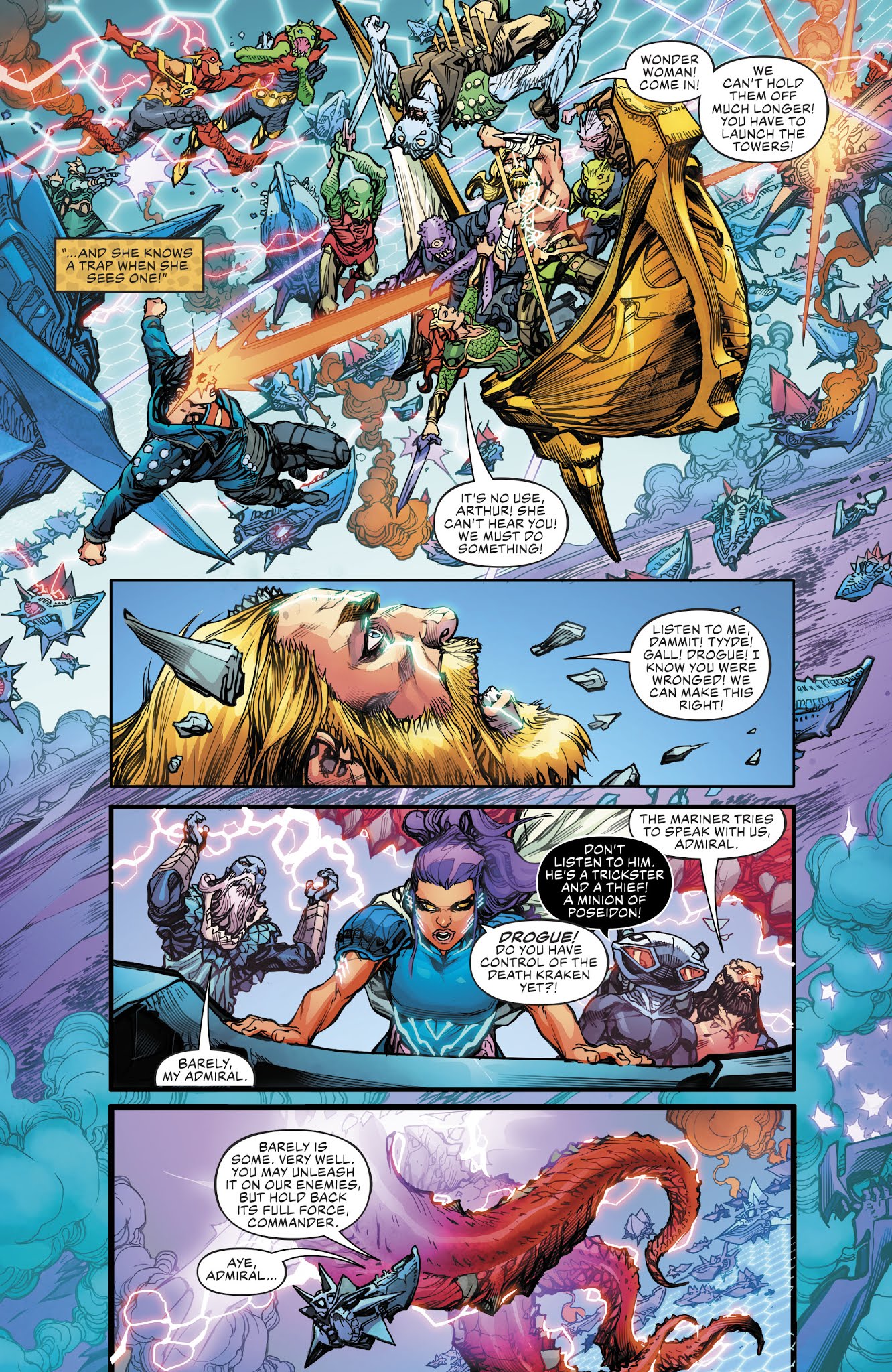 Read online Aquaman/Justice League: Drowned Earth Special comic -  Issue # Full - 15