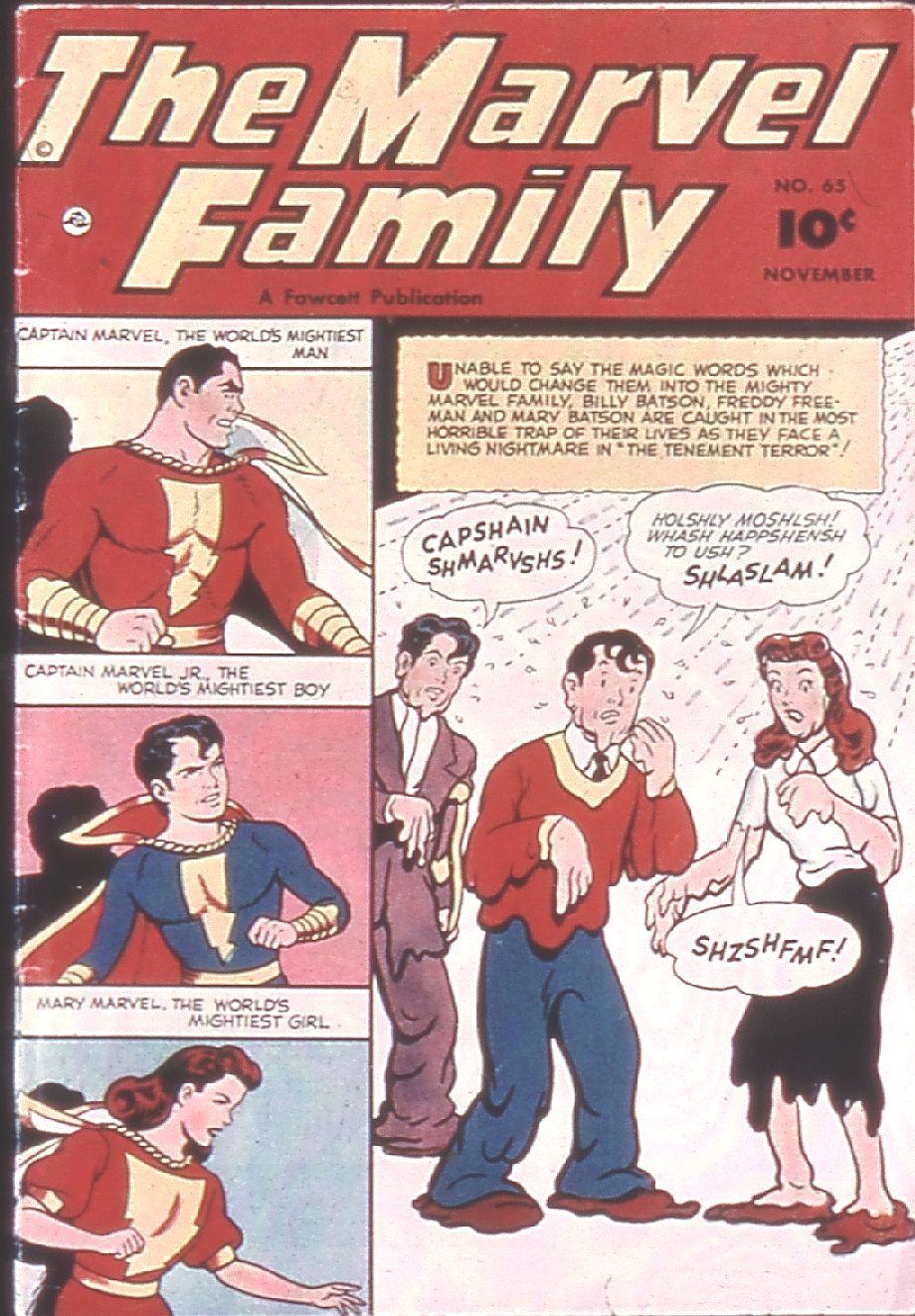 Read online The Marvel Family comic -  Issue #65 - 2
