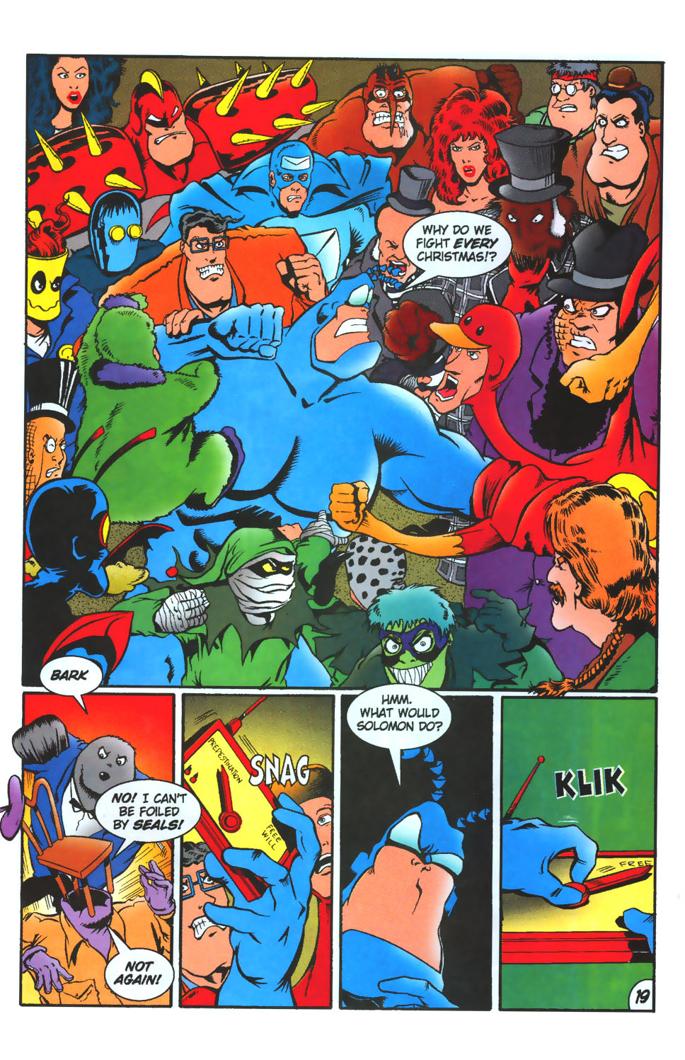 Read online The Tick's Big Xmas Trilogy comic -  Issue #3 - 22