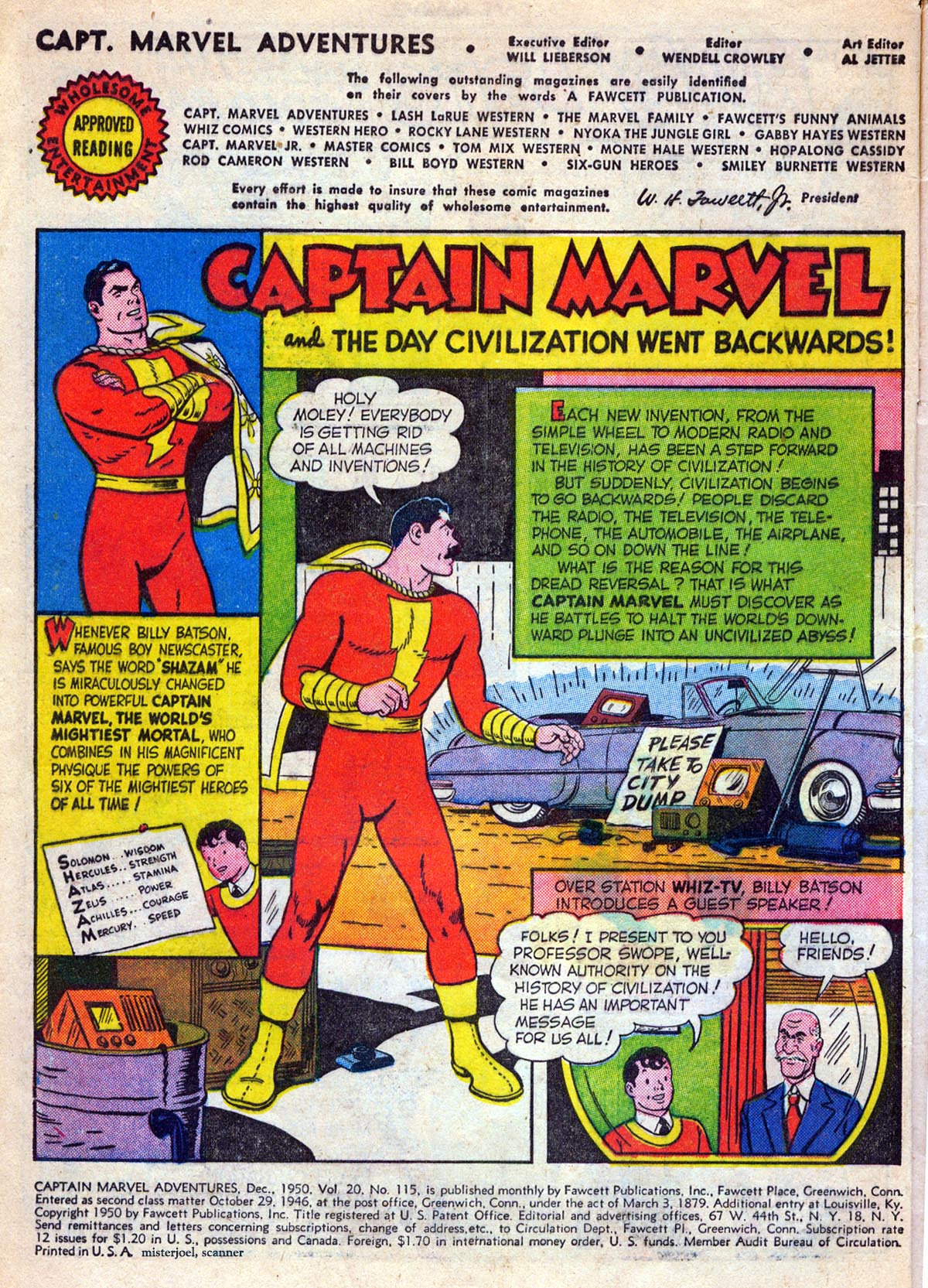 Read online Captain Marvel Adventures comic -  Issue #115 - 4