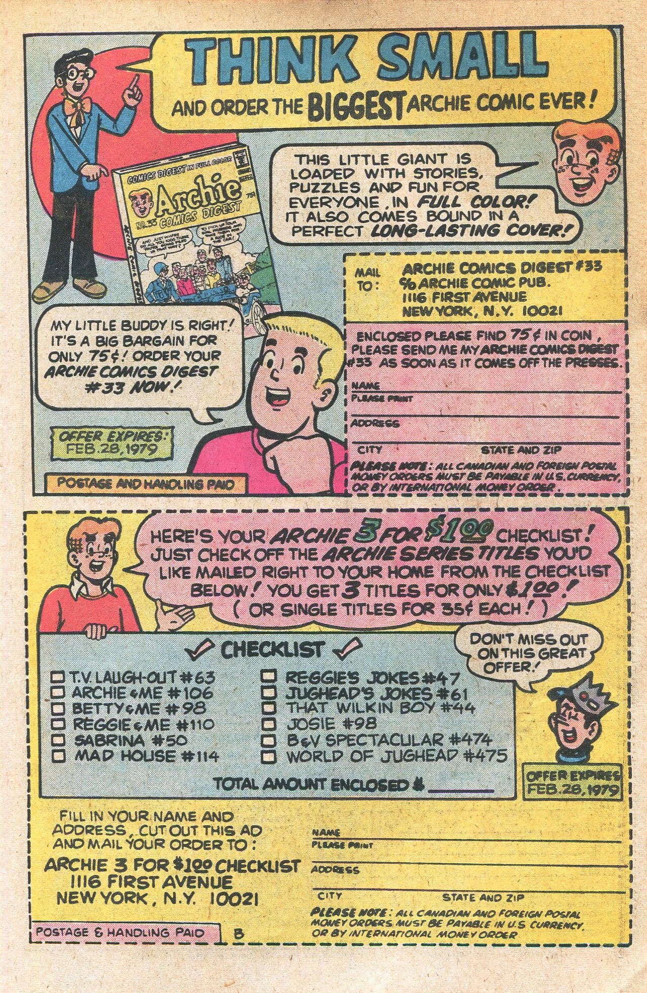 Read online Archie's Joke Book Magazine comic -  Issue #250 - 27