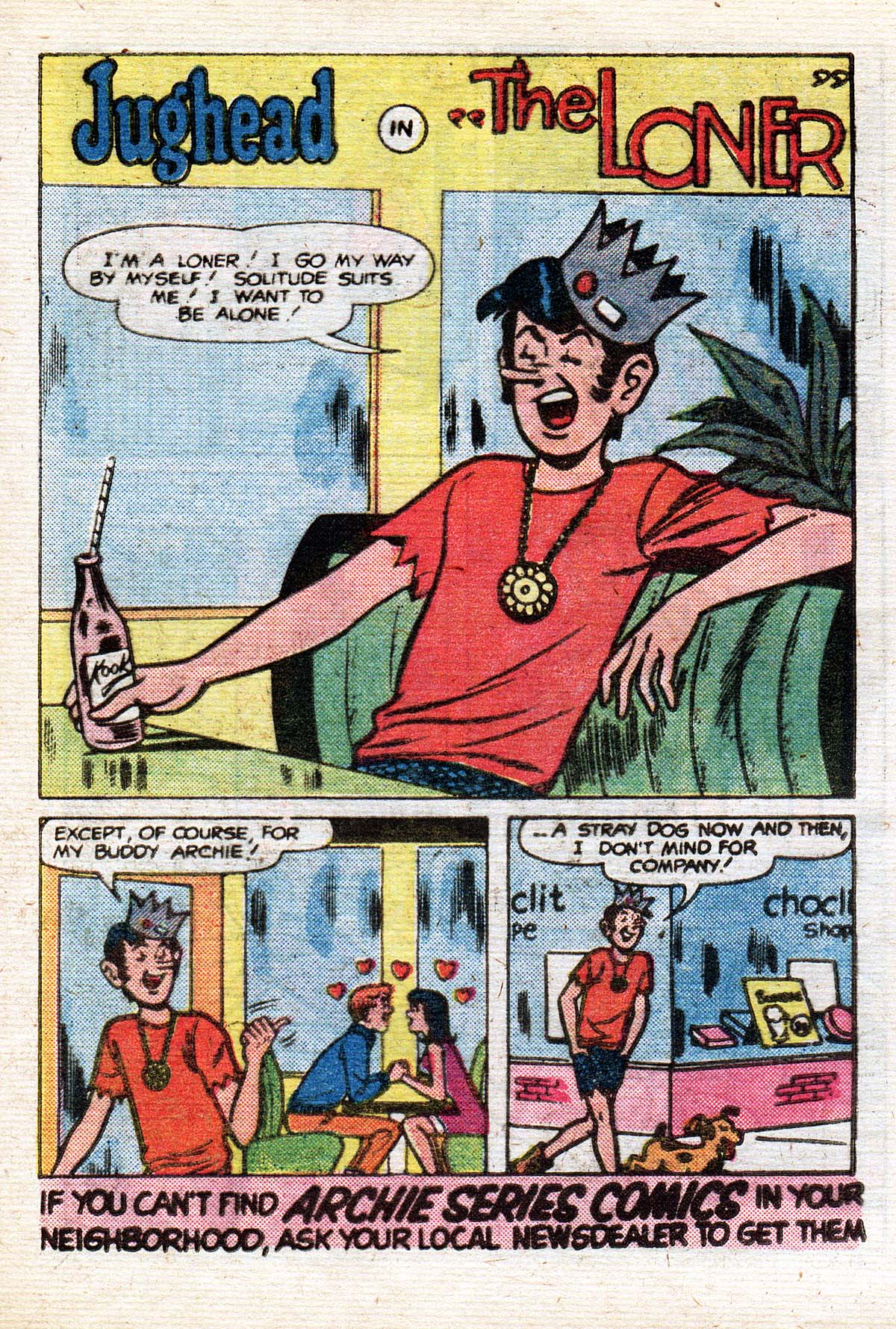 Read online Jughead Jones Comics Digest comic -  Issue #40 - 120