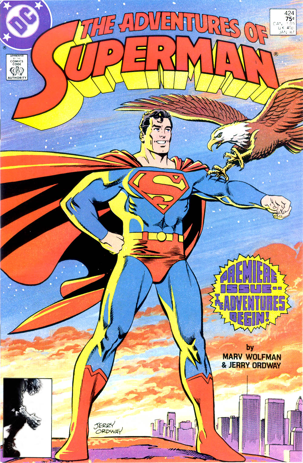Read online Adventures of Superman (1987) comic -  Issue #424 - 1