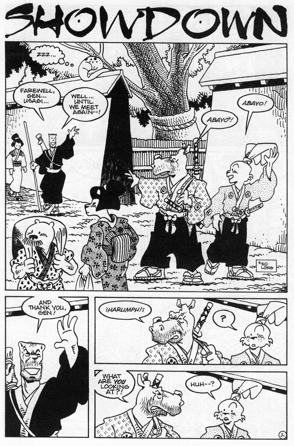 Read online Usagi Yojimbo (1996) comic -  Issue #46 - 3