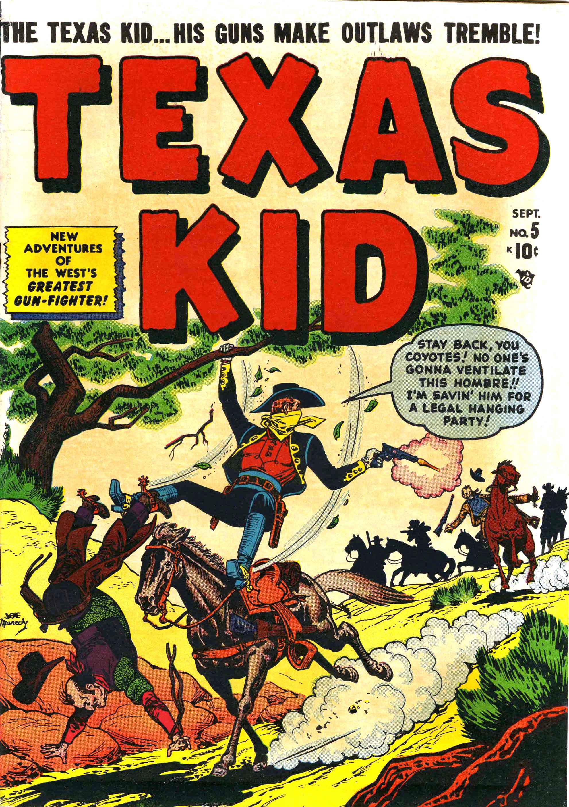 Read online Texas Kid comic -  Issue #5 - 1