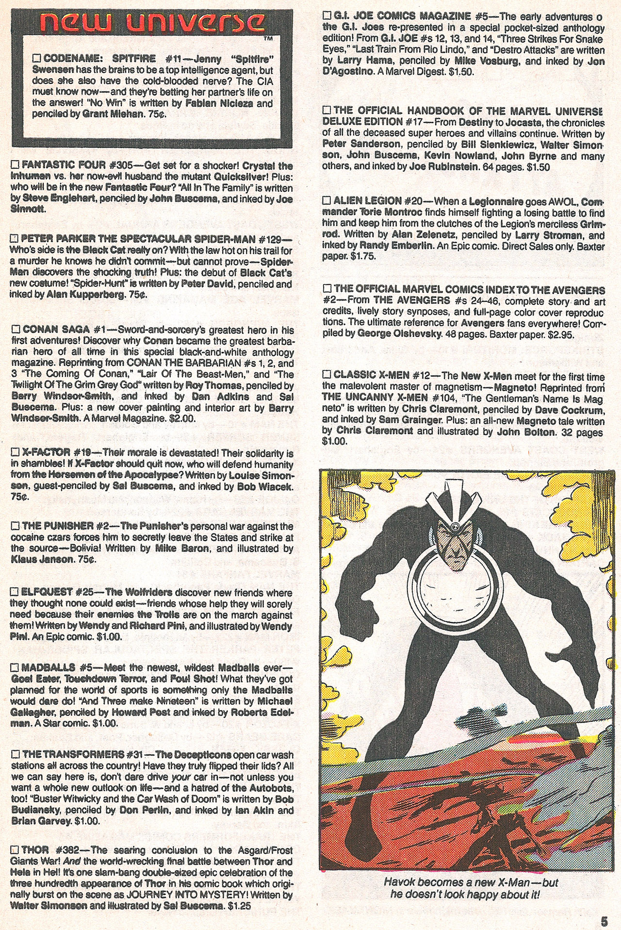 Read online Marvel Age comic -  Issue #52 - 7