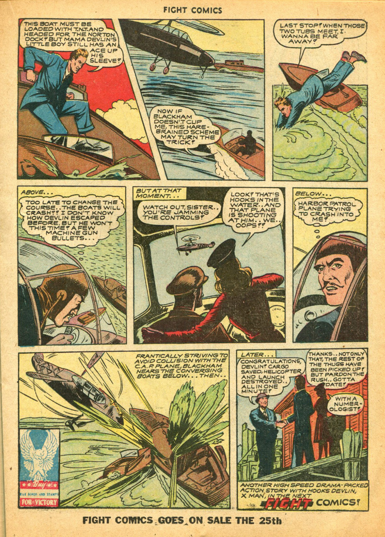 Read online Fight Comics comic -  Issue #28 - 29