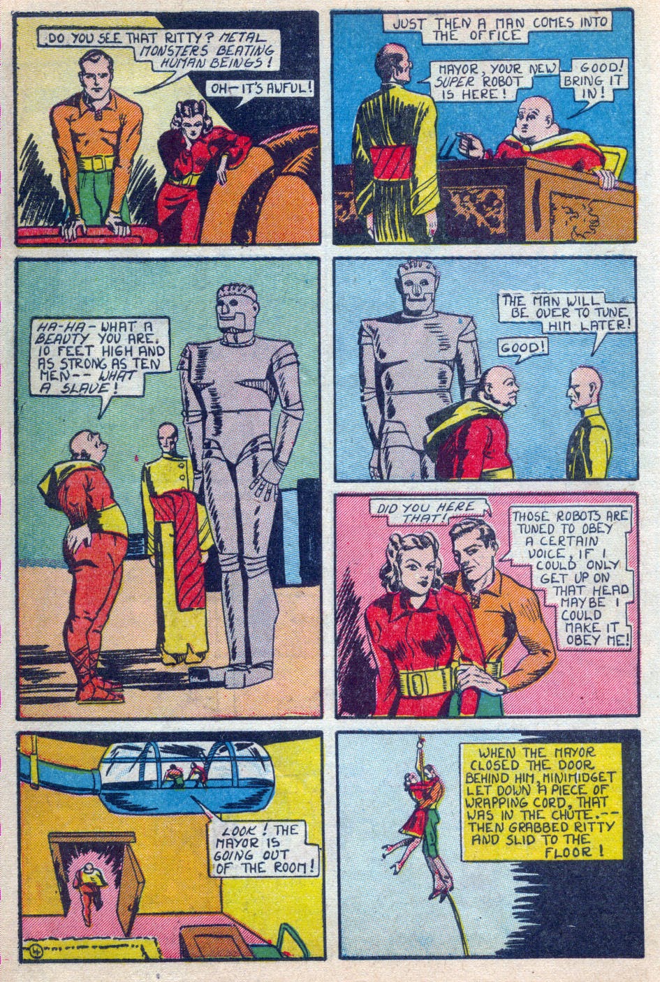 Read online Amazing Man Comics comic -  Issue #15 - 15
